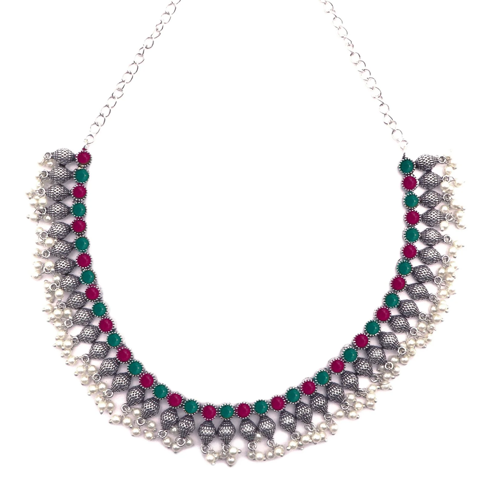 Teejh Oni Multi colored choker Necklace Set - Image 5