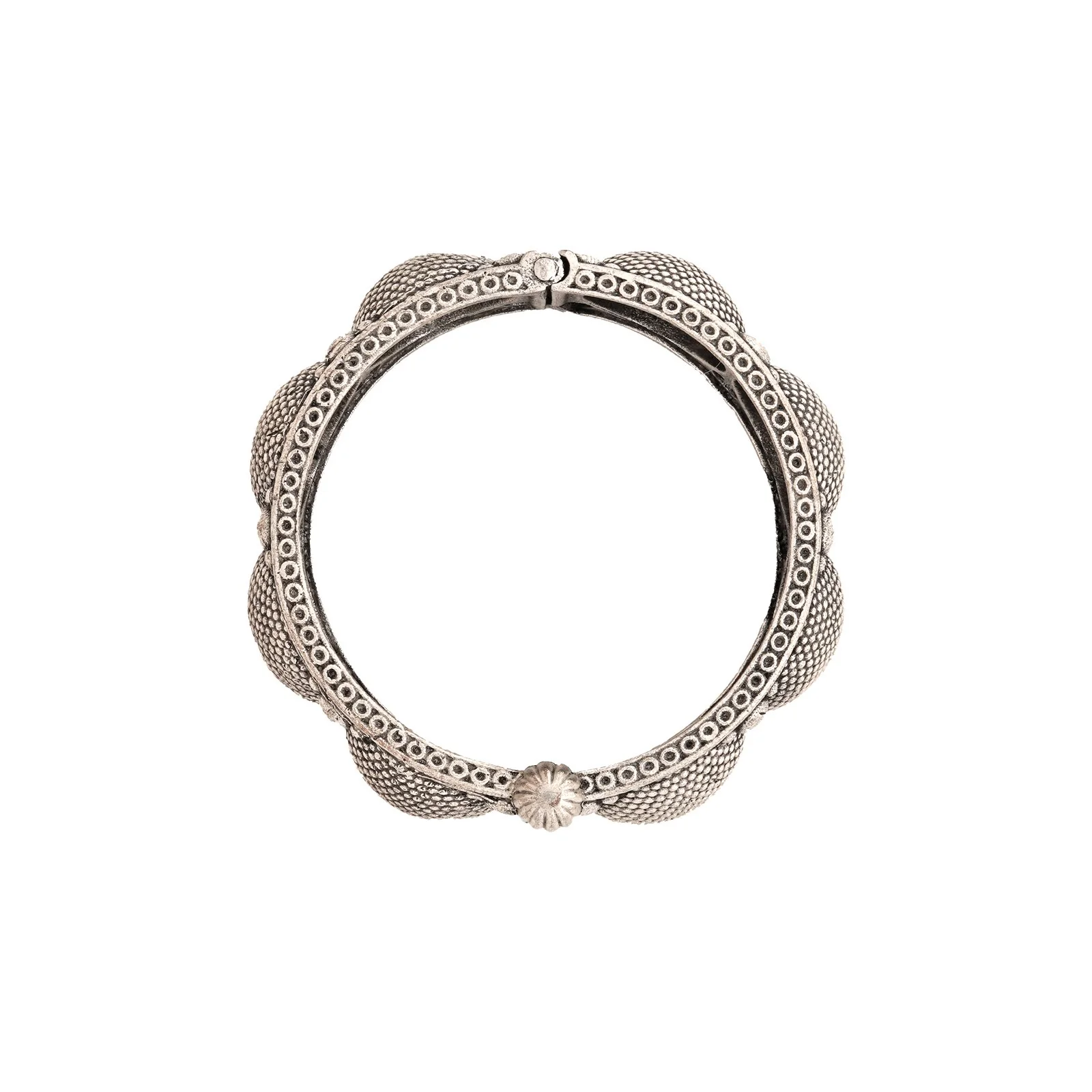 Teejh Ovya Silver oxidised bracelet - Image 4