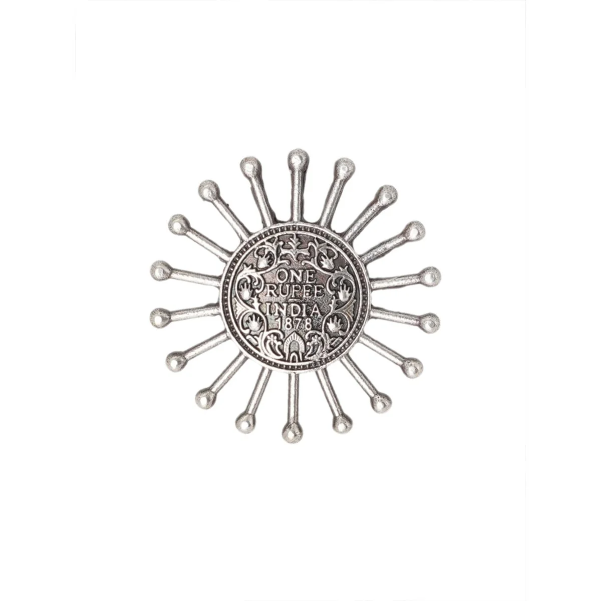 Teejh Padnui Silver Oxidised Jewelry Gift Set - Image 2