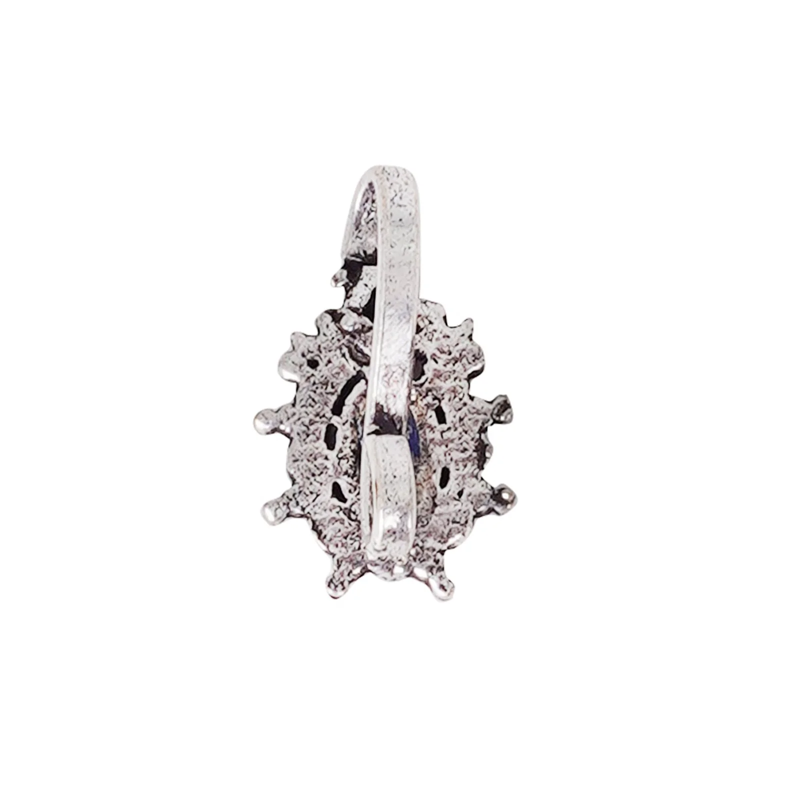 Teejh Parthavi Blue Stone Nose Pin - Image 6