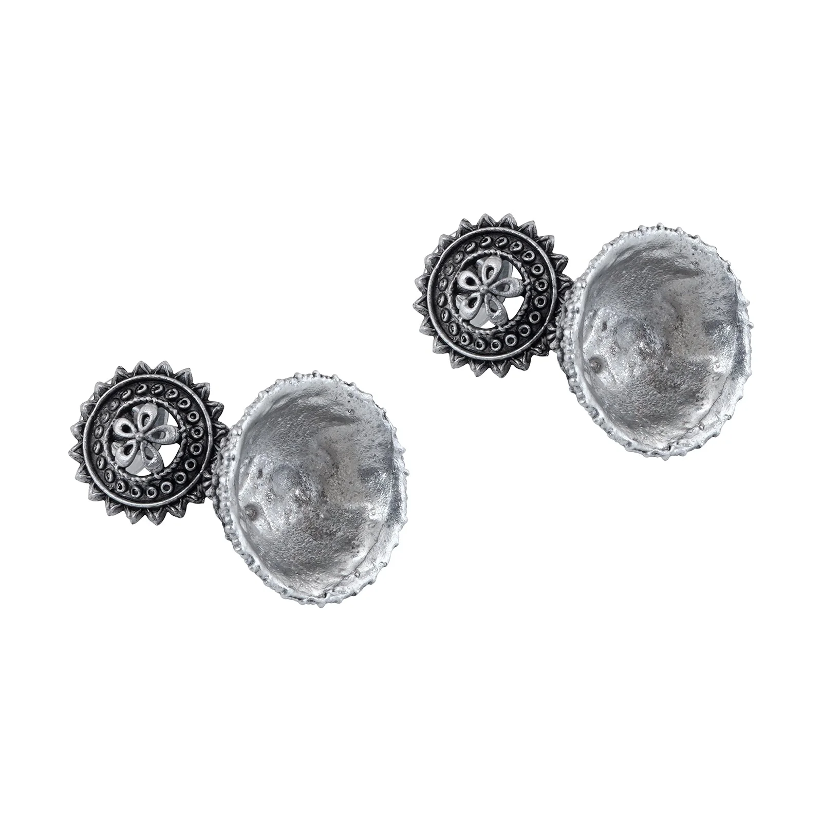 Teejh Pekham Silver Oxidised Earrings - Image 5