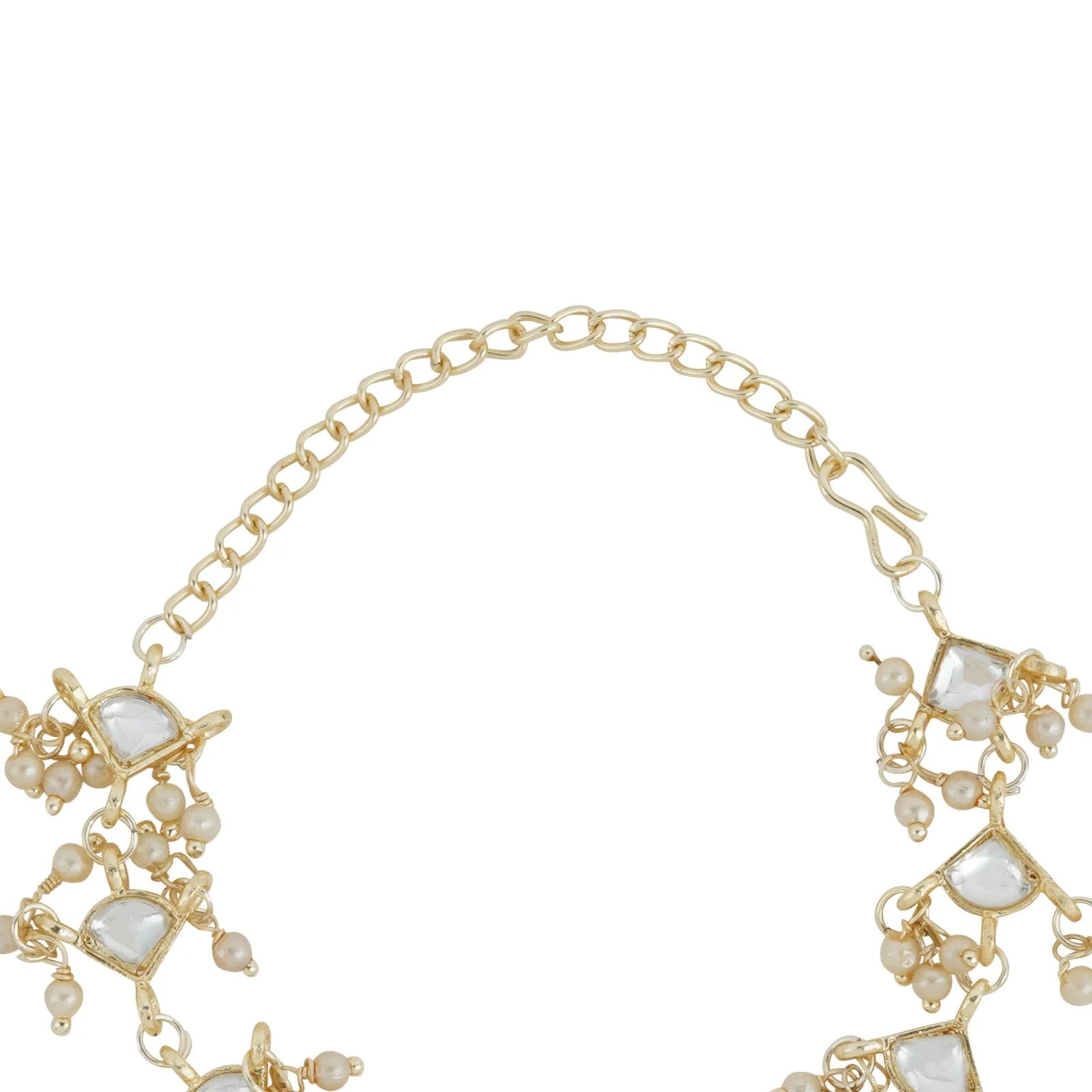 Teejh Prishika Pearl and Polki Bracelet - Image 5