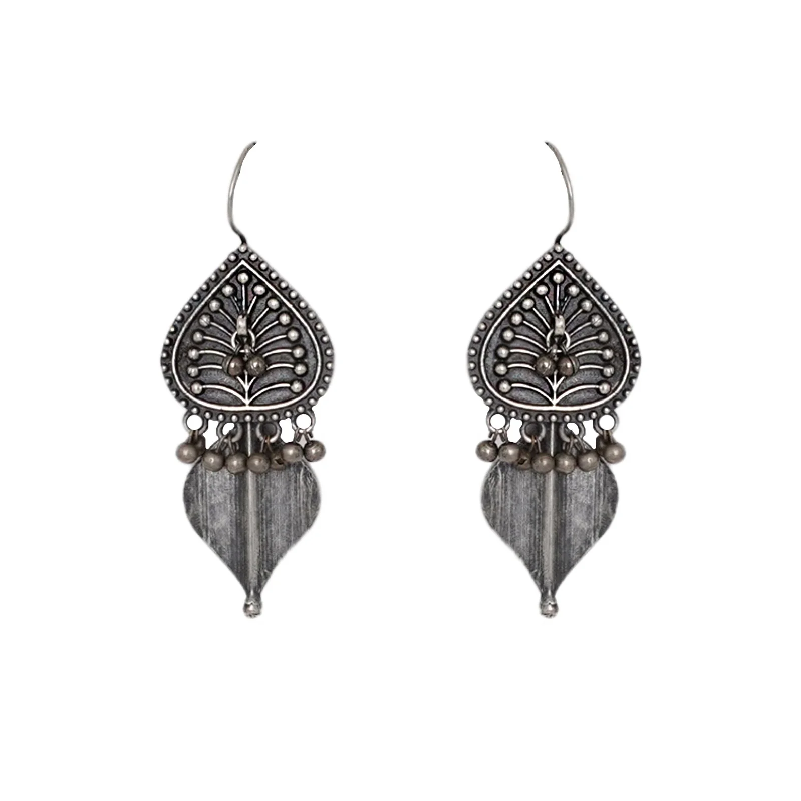 Teejh Rabhya Silver Oxidised Earrings - Image 4
