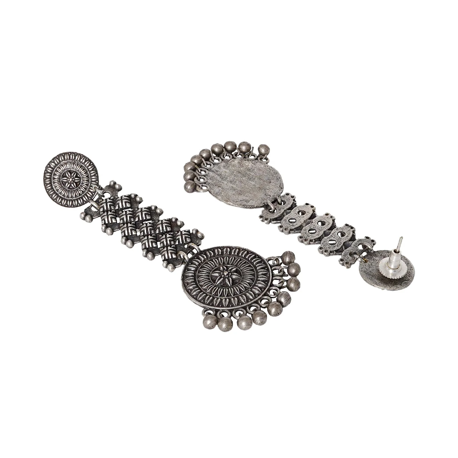 Teejh Raveena Silver Oxidised Earrings - Image 5