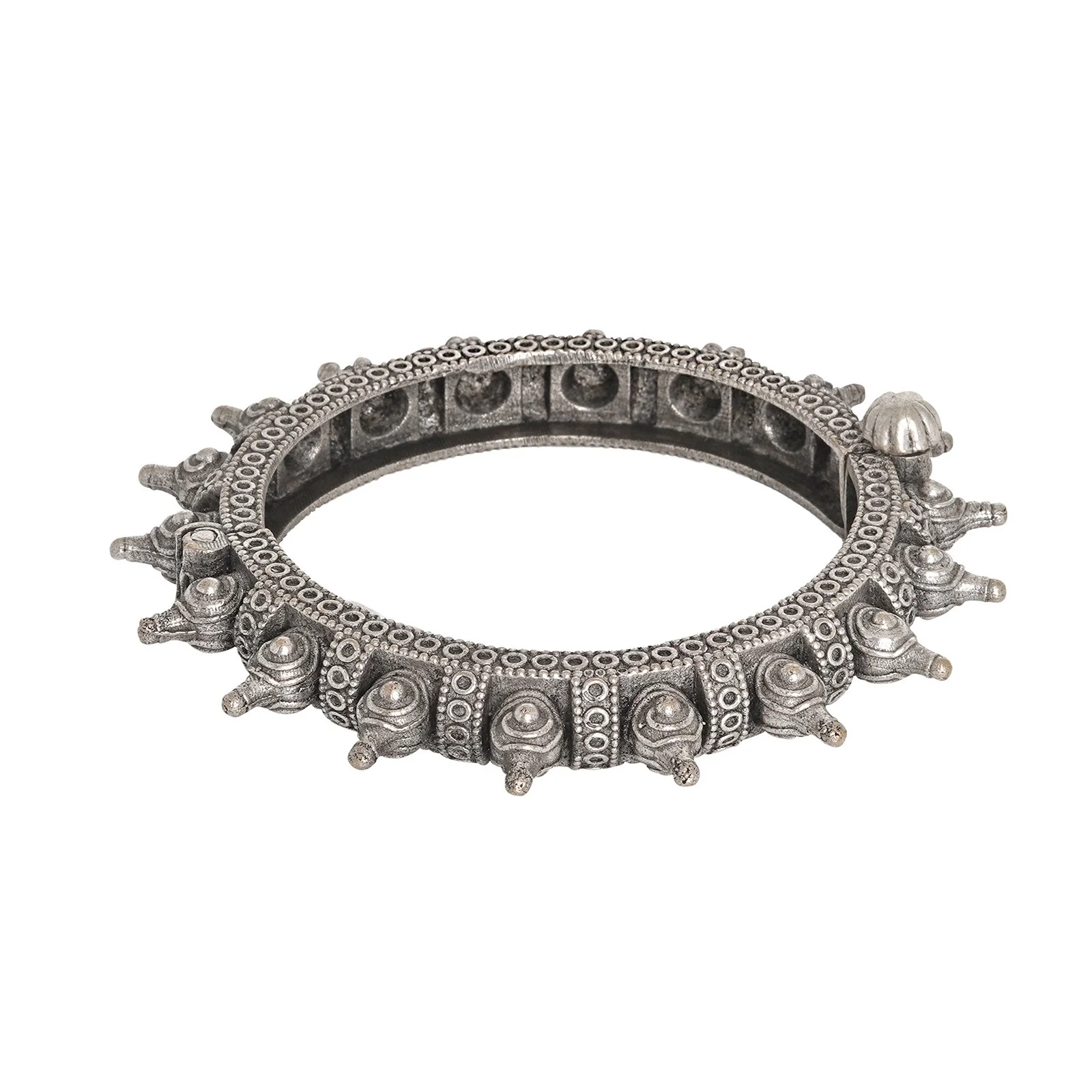 Teejh Reja Silver Oxidised Bangles - Image 2