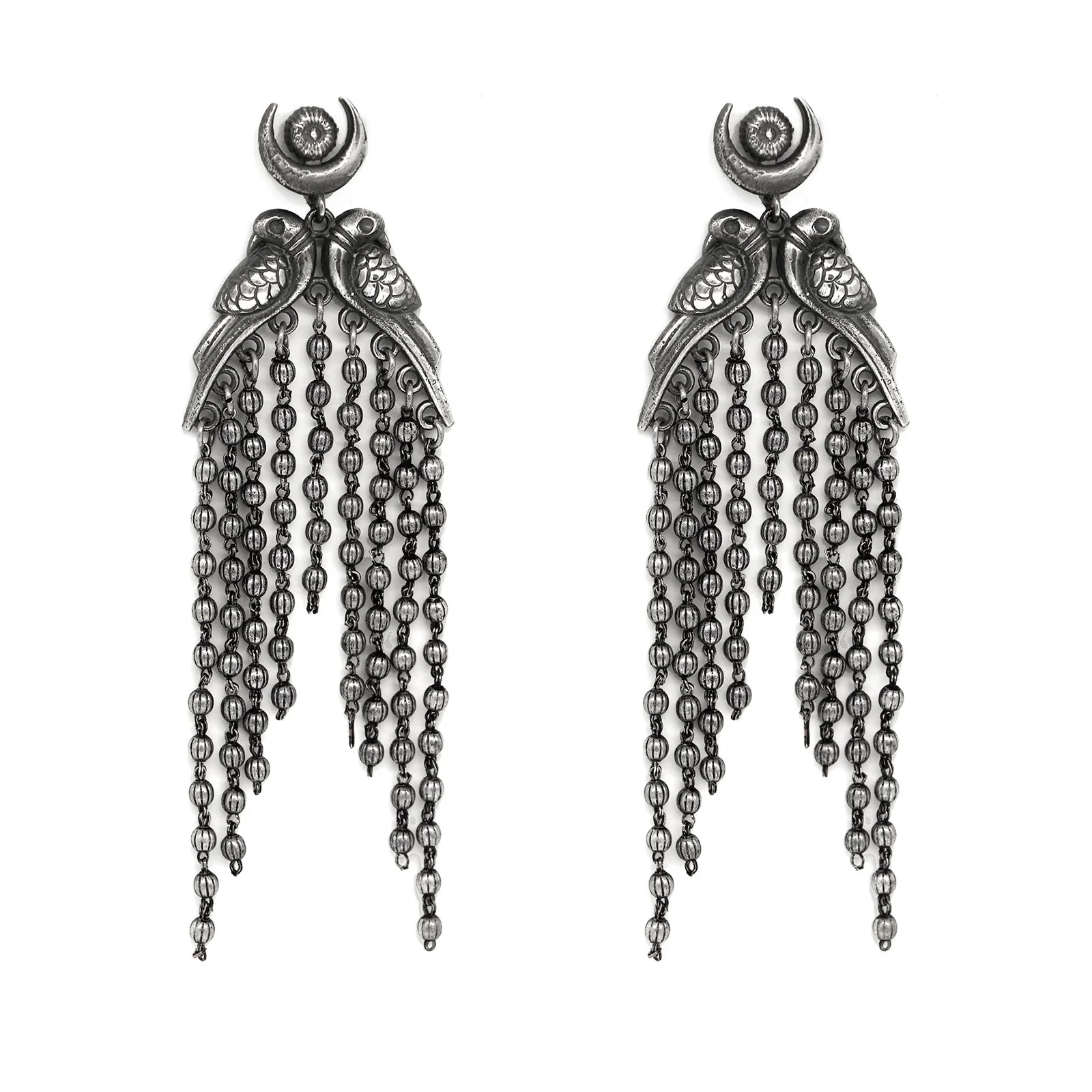 Teejh Reyna Metallic Silver oxidized Jewelry Gift Set - Image 4