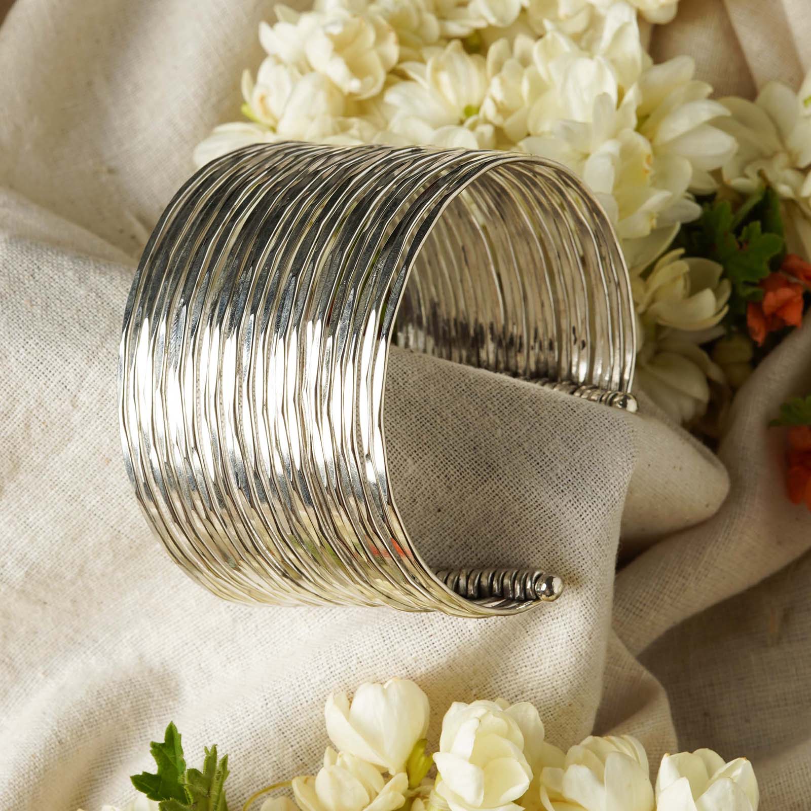 Teejh Reyna Silver Oxidised Bracelet - Image 2