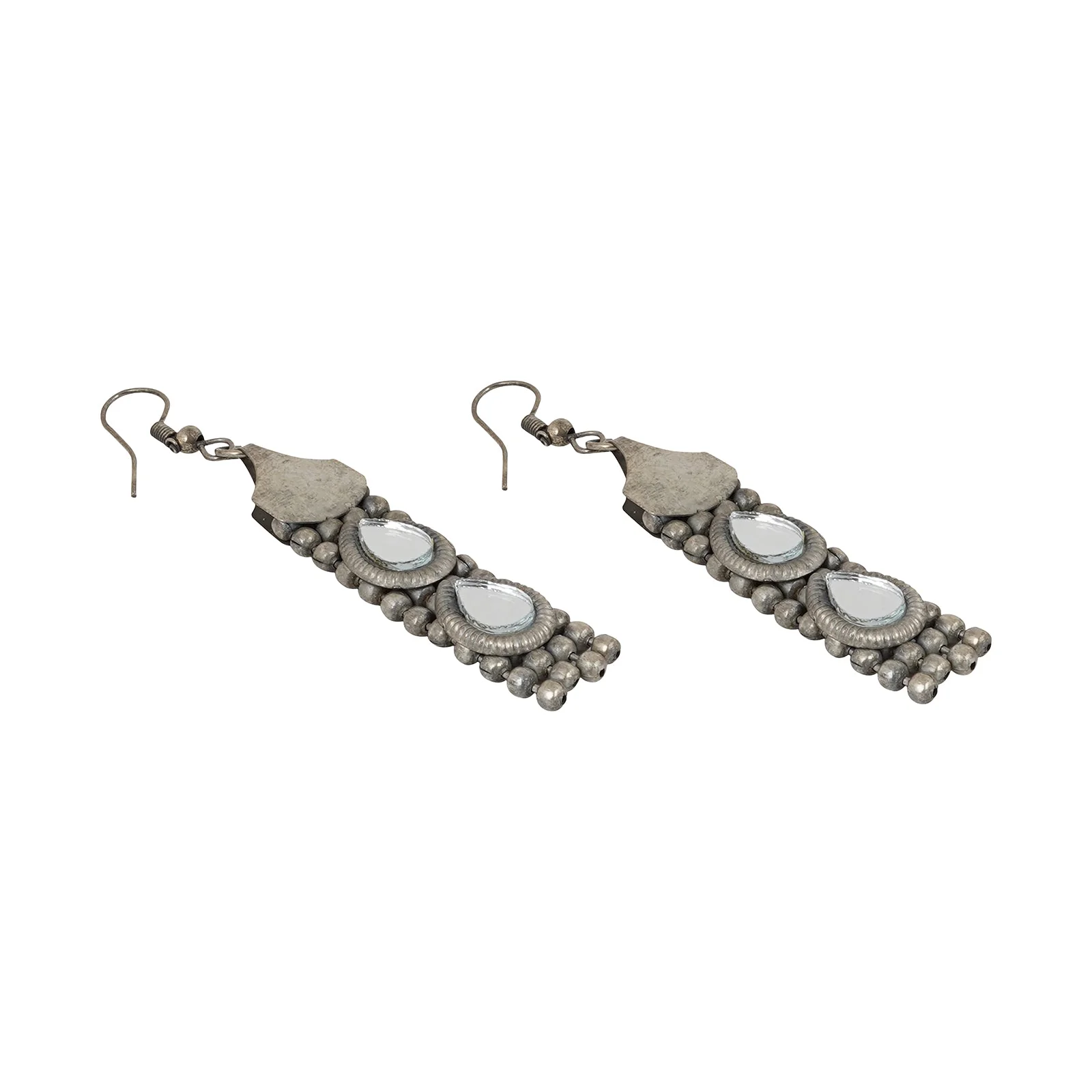 Teejh Riddhima Silver Oxidised Necklace Set - Image 7