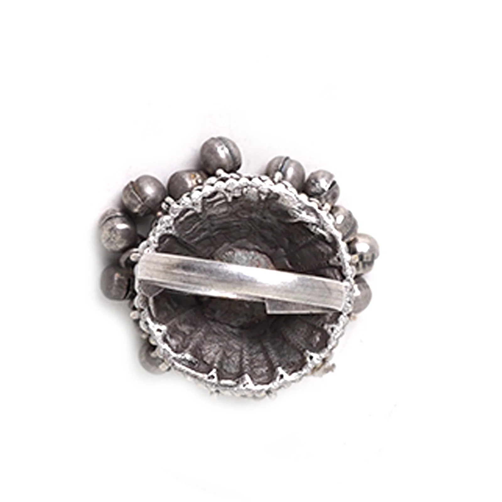 Teejh Riona Ghungroo Antique Silver Teejh Ring - Image 6