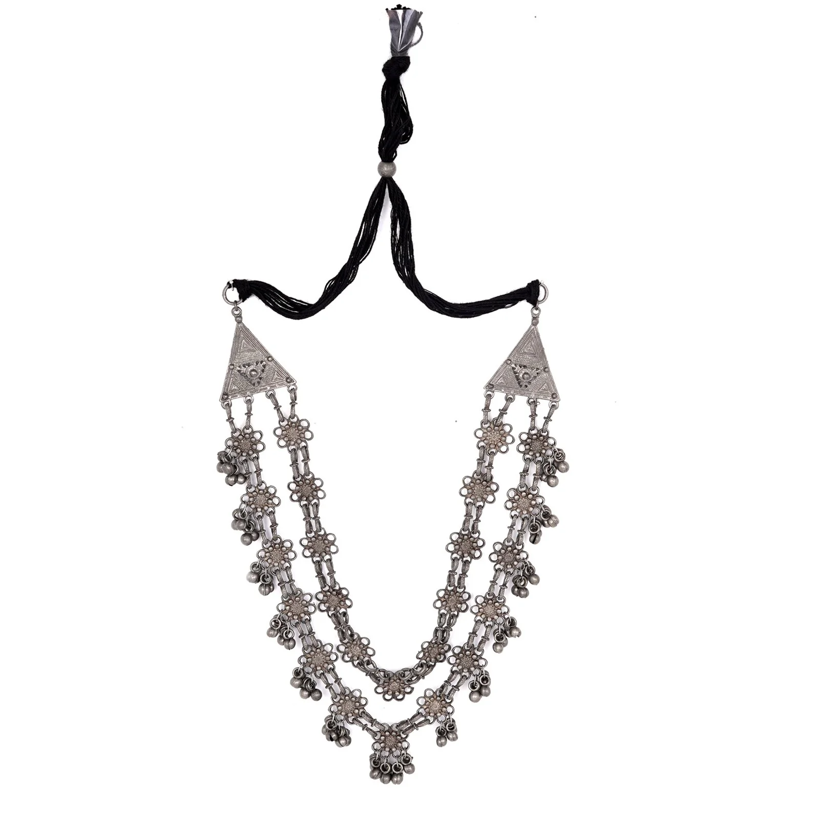 Teejh Rua Antique Silver Polish Long Necklace - Image 3