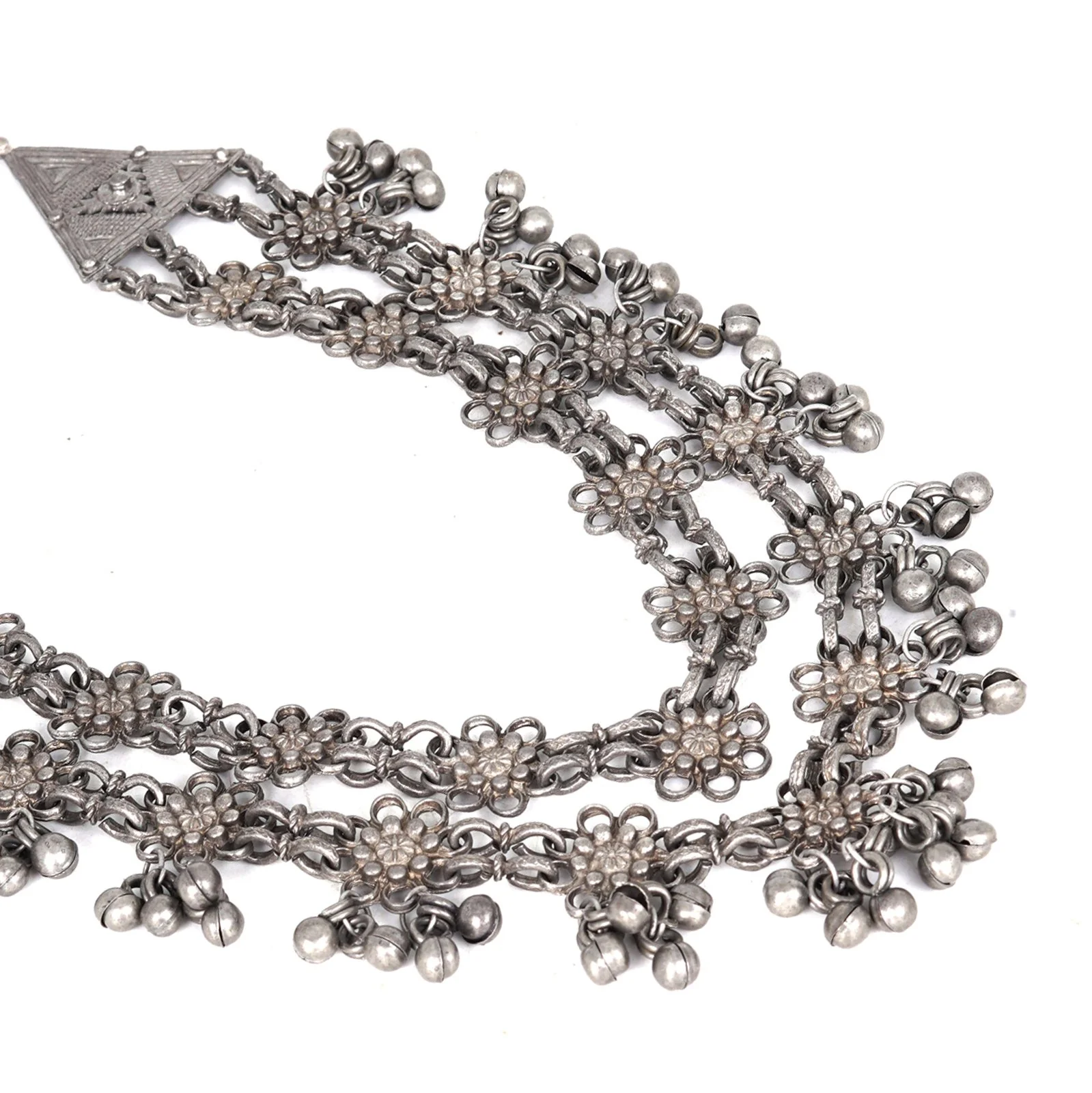 Teejh Rua Antique Silver Polish Long Necklace - Image 5