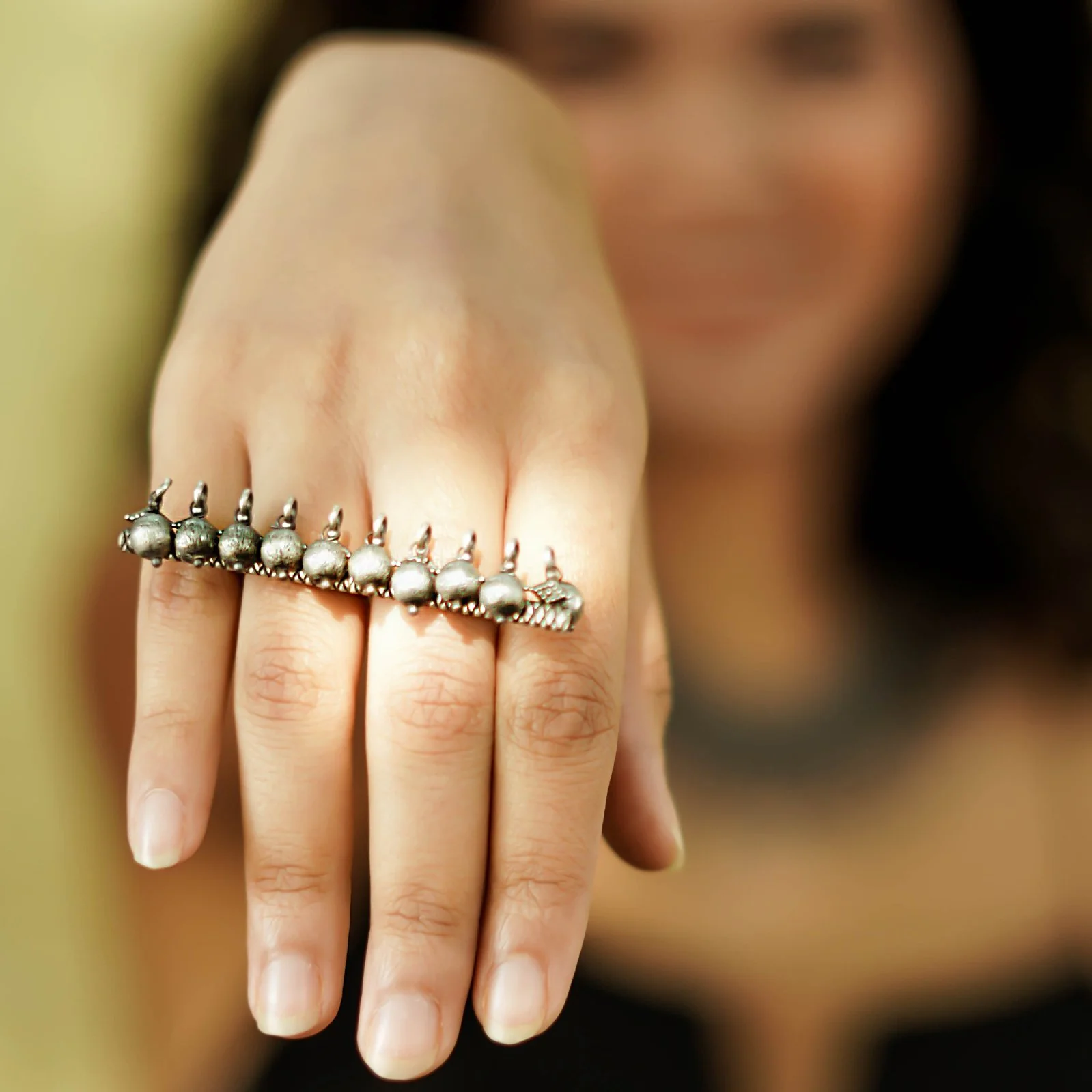 Teejh Rua Antique Silver Polish Teejh Ring - Image 2