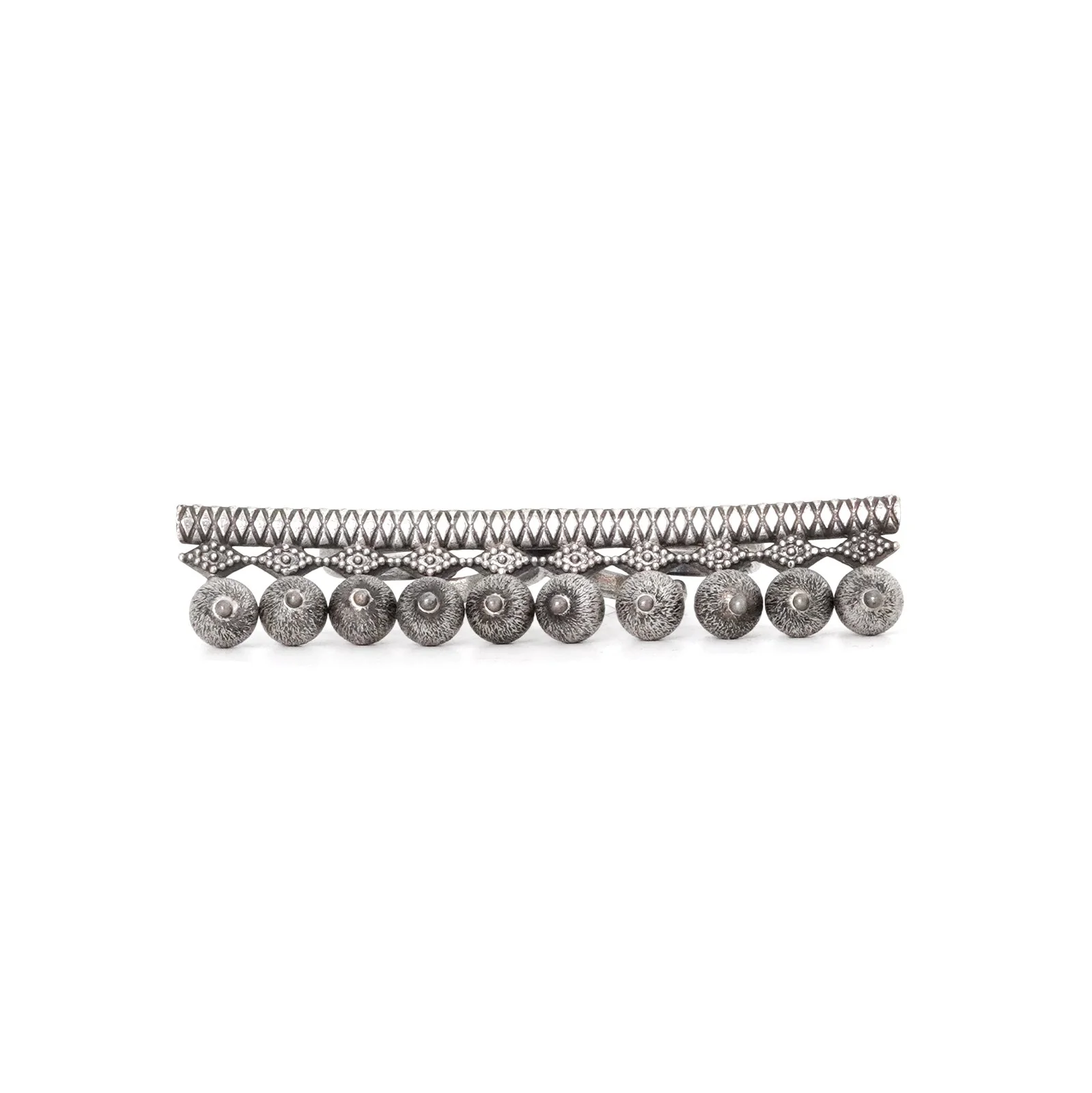 Teejh Rua Antique Silver Polish Teejh Ring - Image 3