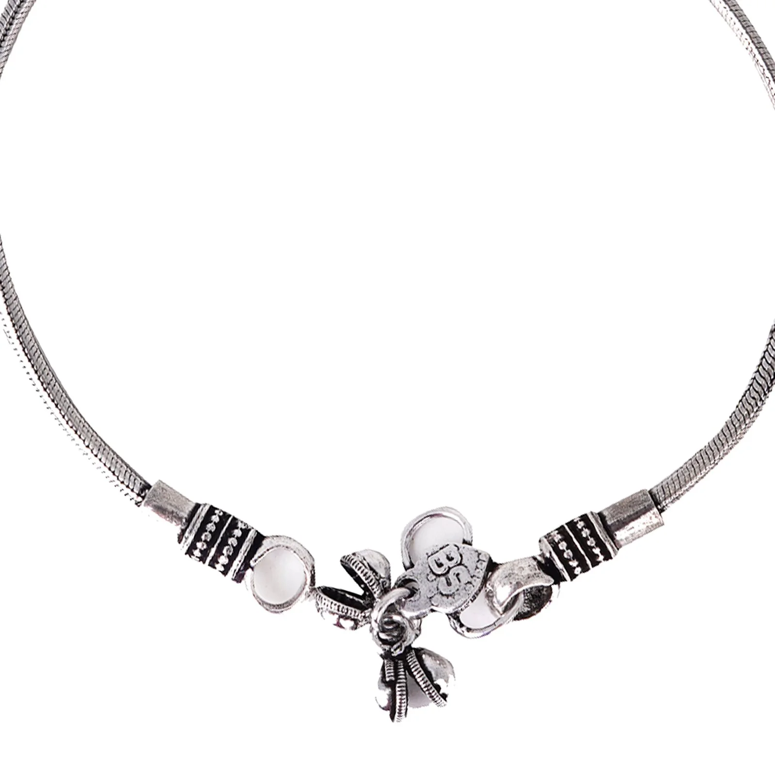 Teejh Ruhaani Silver Anklets - Image 4