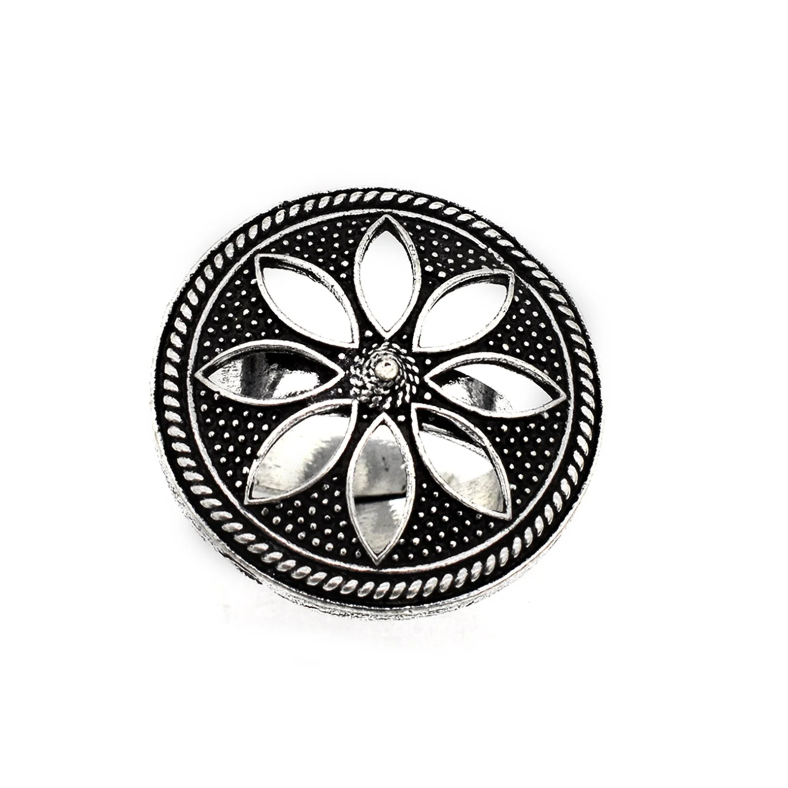 Teejh Rutwa Silver Oxidised Jewelry Gift Set - Image 5