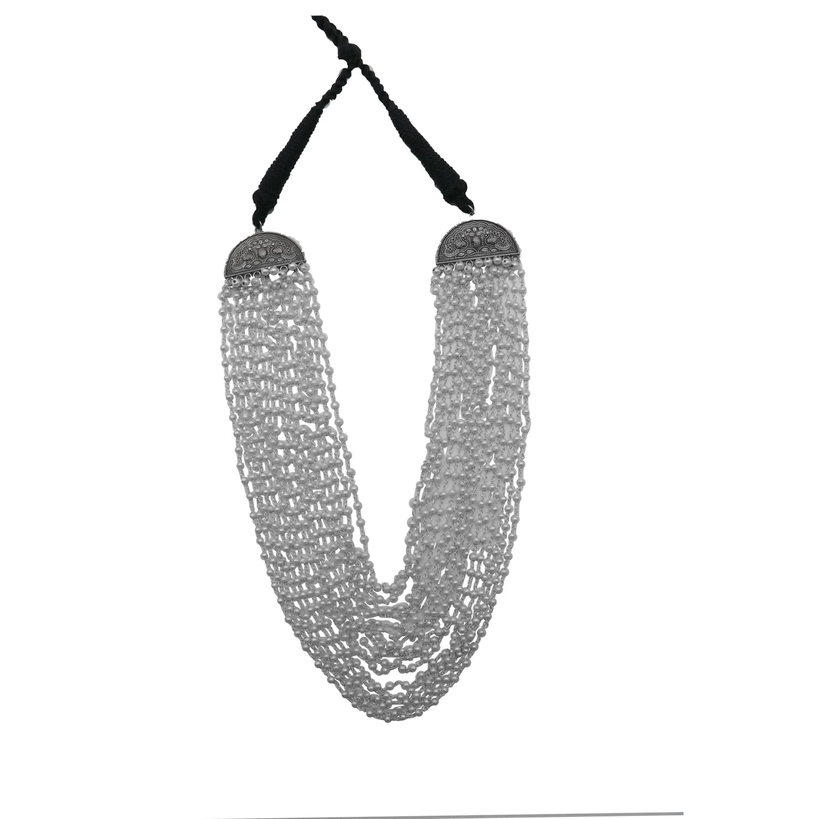 Teejh Sahira Silver Oxidised Jewelry Gift Set - Image 2