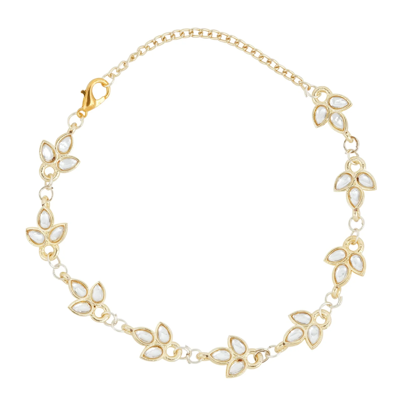 Teejh Sameeraa Pearl and Polki Bracelet - Image 4