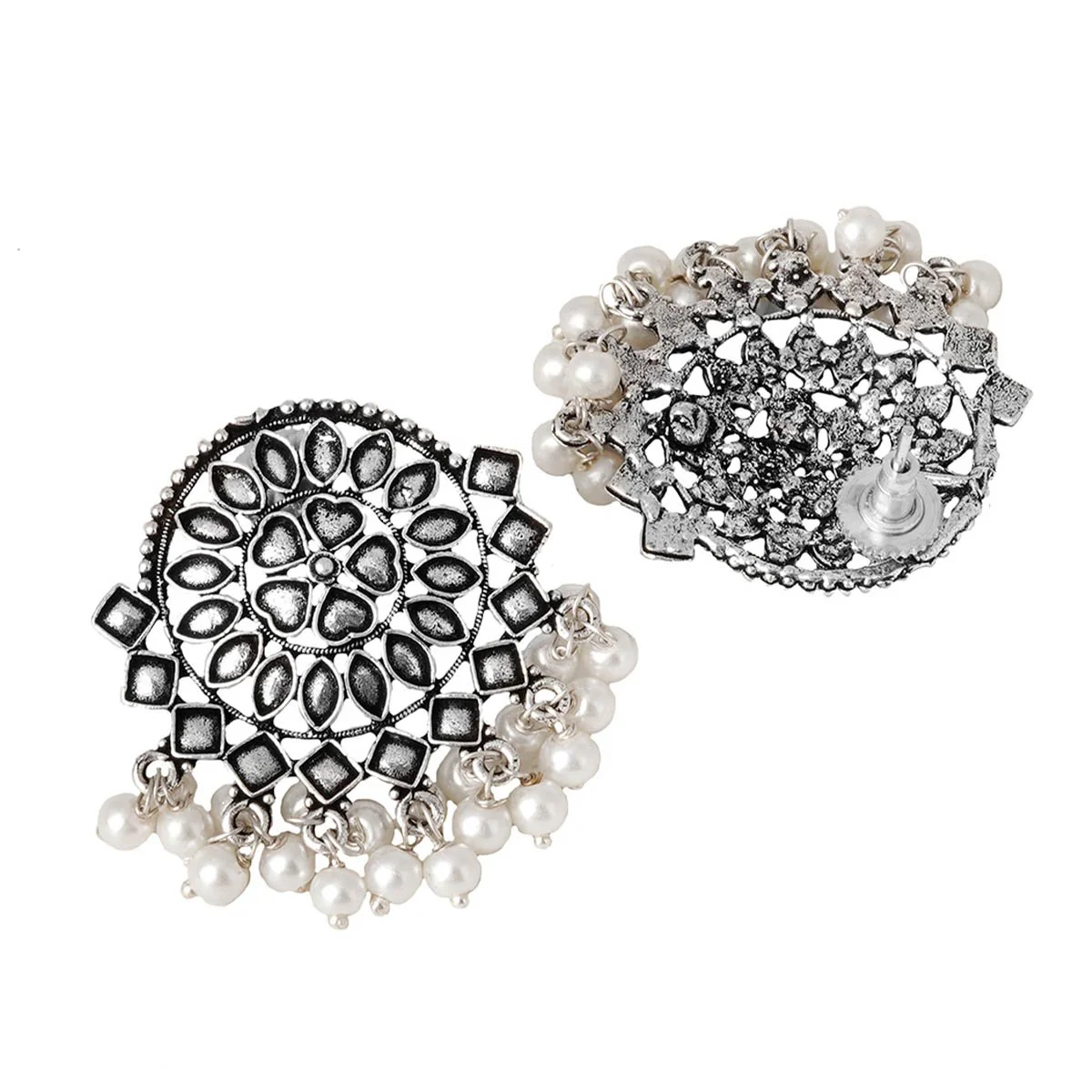 Teejh Sarah Silver Oxidised Jewelry Gift Set - Image 3