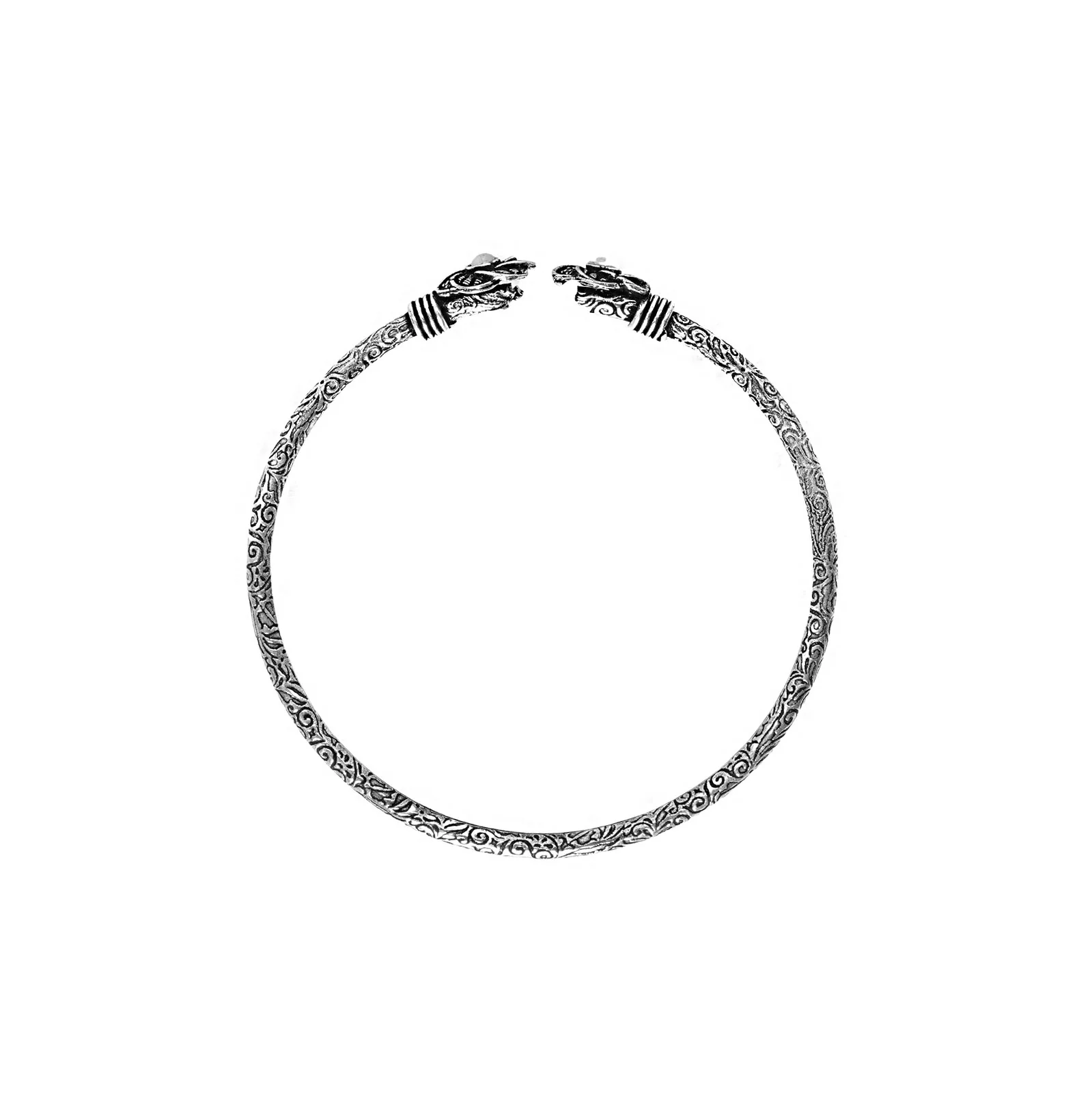 Teejh Sarita Silver Oxidised Floral Bracelet - Image 5