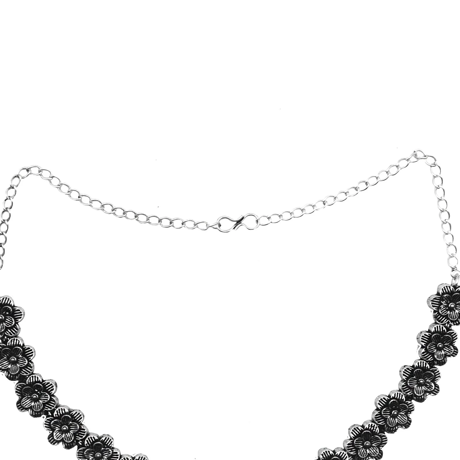 Teejh Shachi Floral Metallic Necklace Set - Image 6