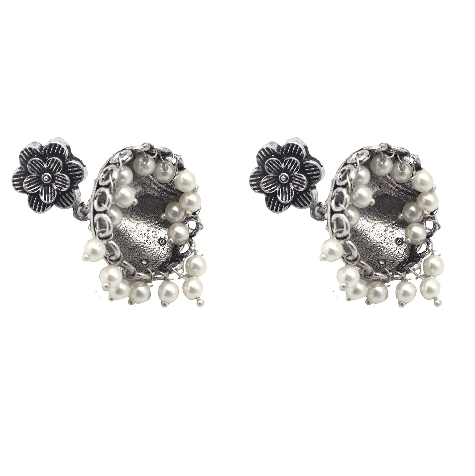 Teejh Shachi Floral Metallic Necklace Set - Image 9