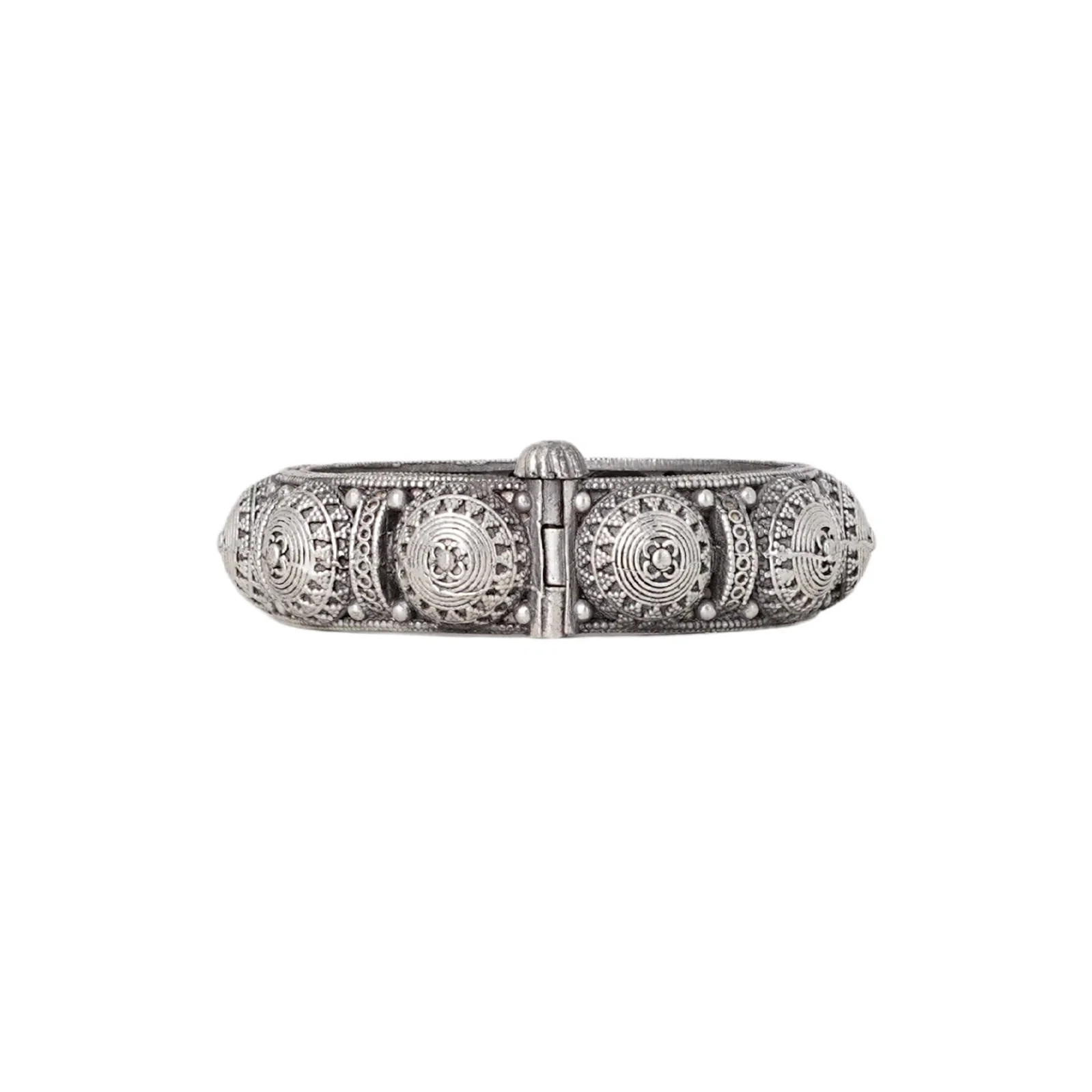 Teejh Siara Silver Oxidised Bangle - Image 3