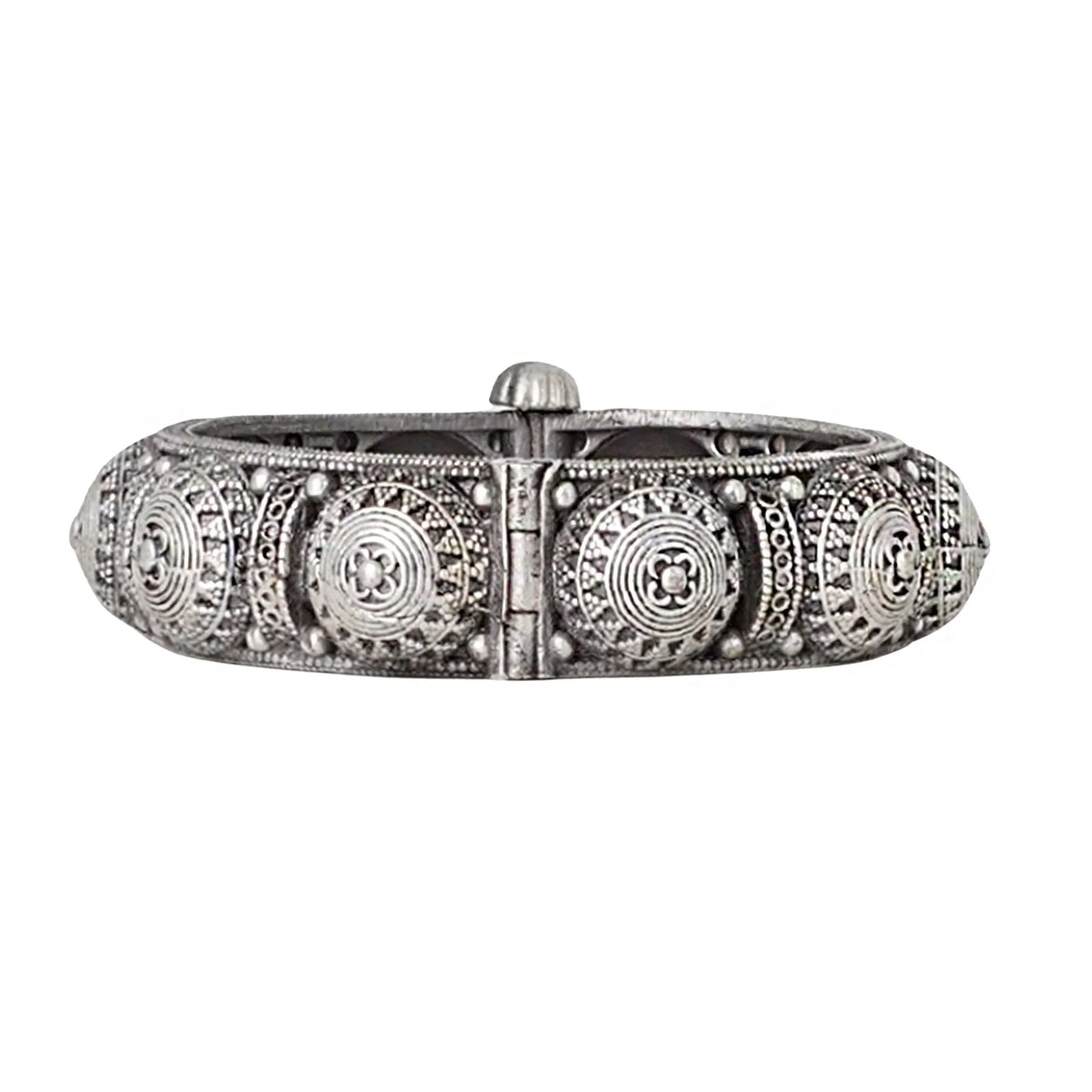 Teejh Siara Silver Oxidised Bangle - Image 4