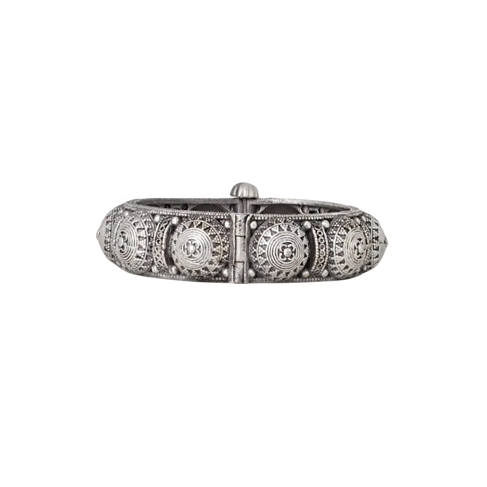 Teejh Siara Silver Oxidised Bangle - Image 6