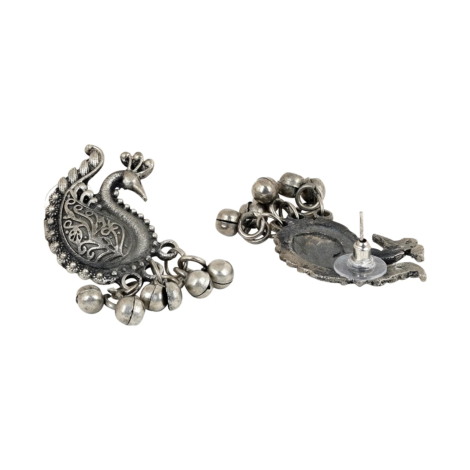Teejh Siddhi Silver Oxidised Necklace - Image 8