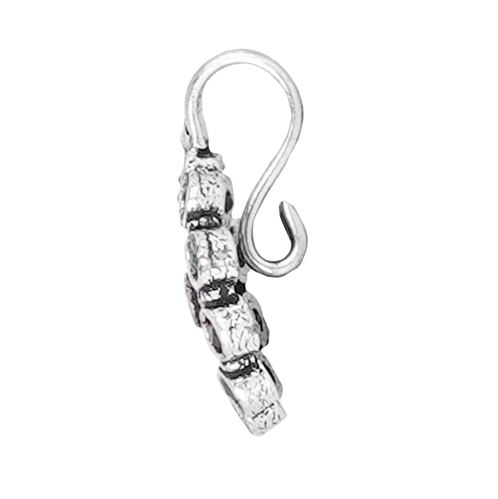 Teejh Soumya Red Stone Nose Pin - Image 5