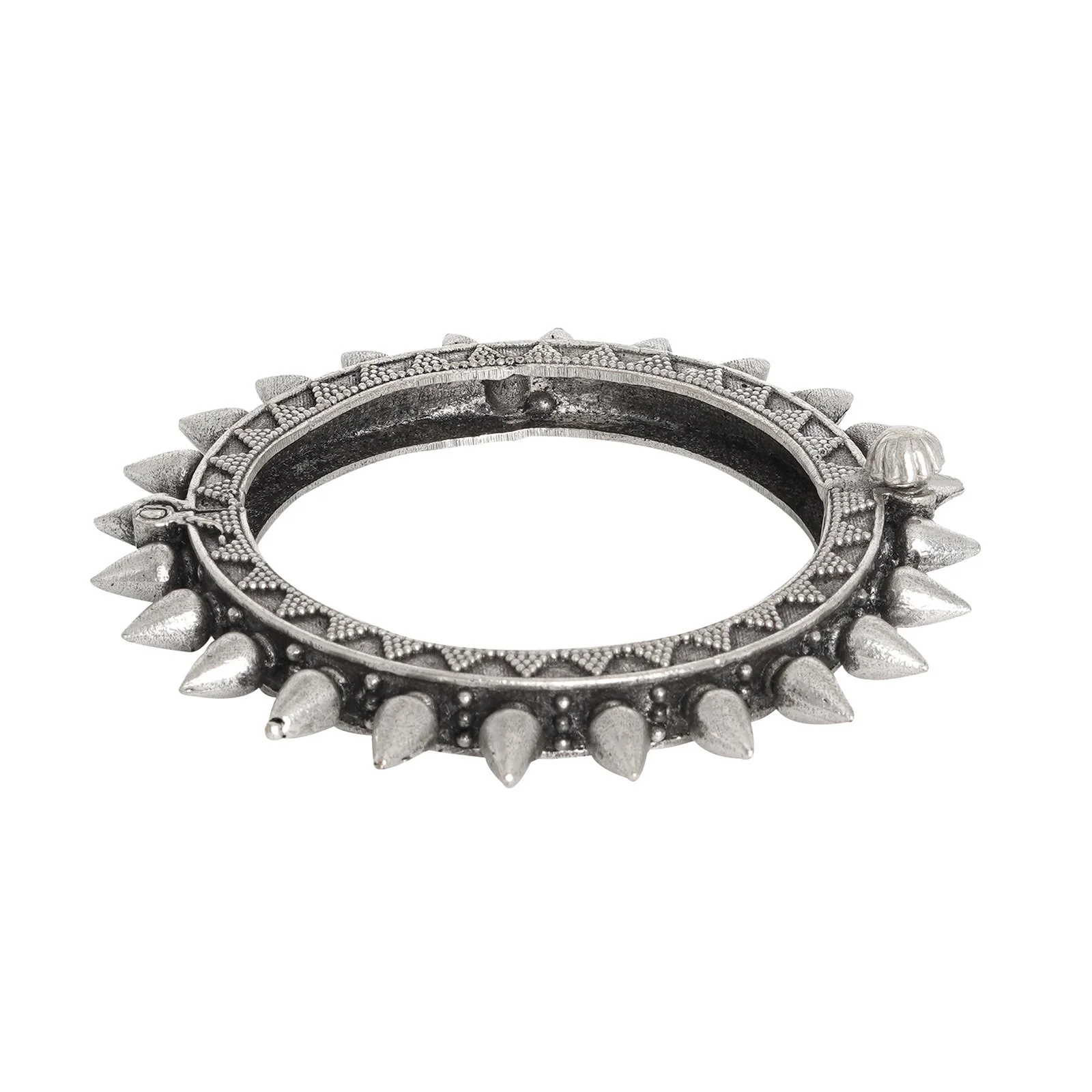 Teejh Sreeya Silver Oxidised Bangles - Image 3
