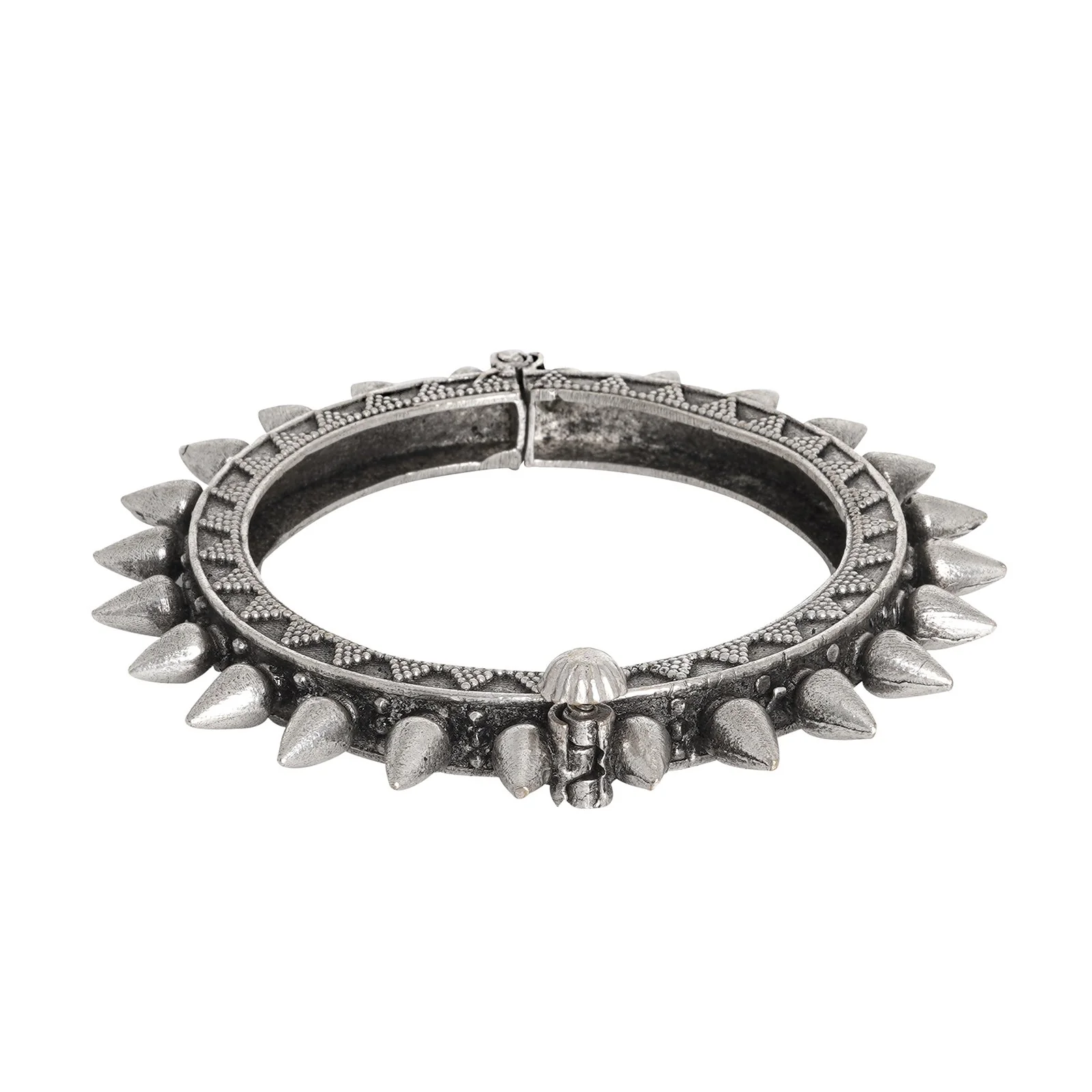 Teejh Sreeya Silver Oxidised Bangles - Image 5