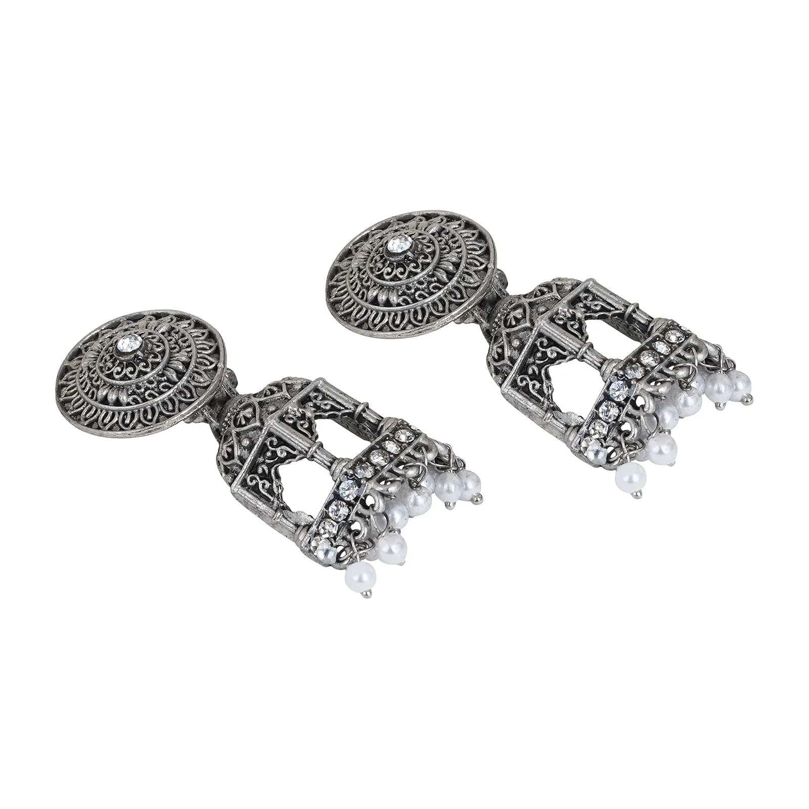 Teejh Tarita Silver Oxidised Earrings - Image 5