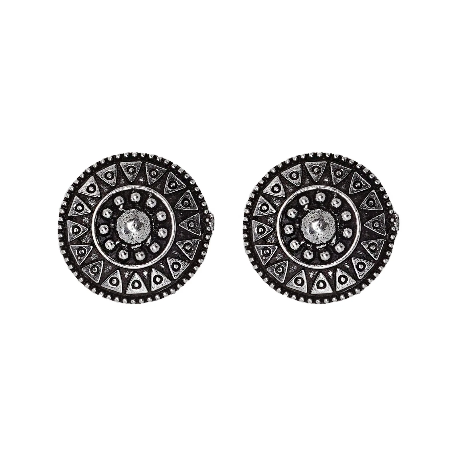 Teejh Tashika Silver Oxidised Toe Rings - Image 3