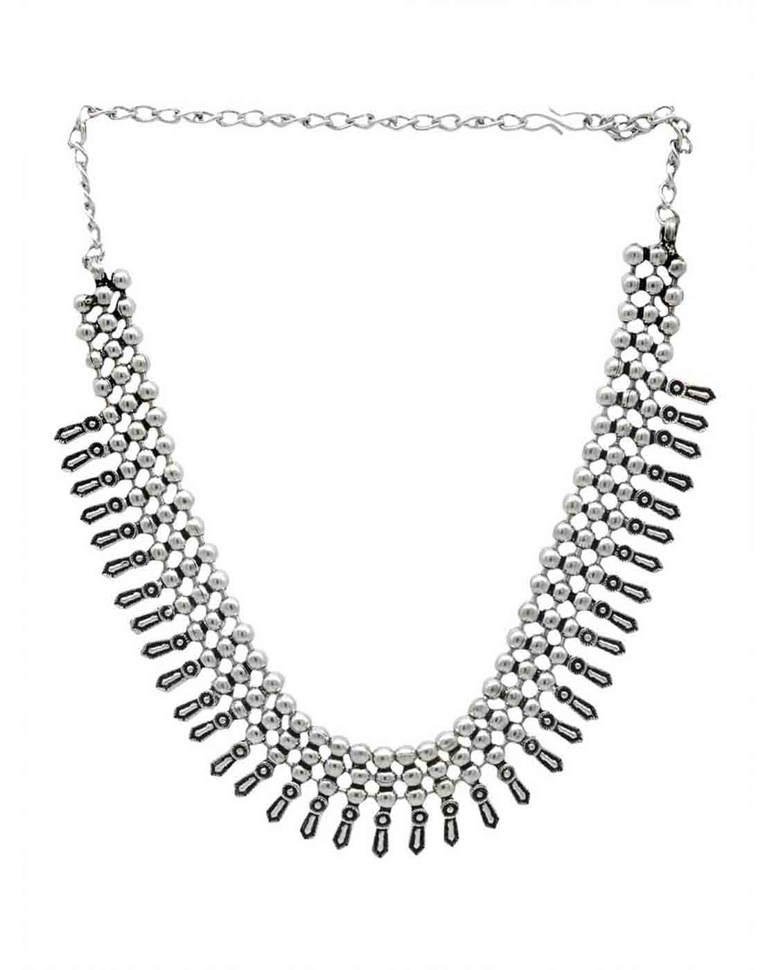 Teejh Tilaka Silver Oxidised Jewelry Gift Set - Image 2