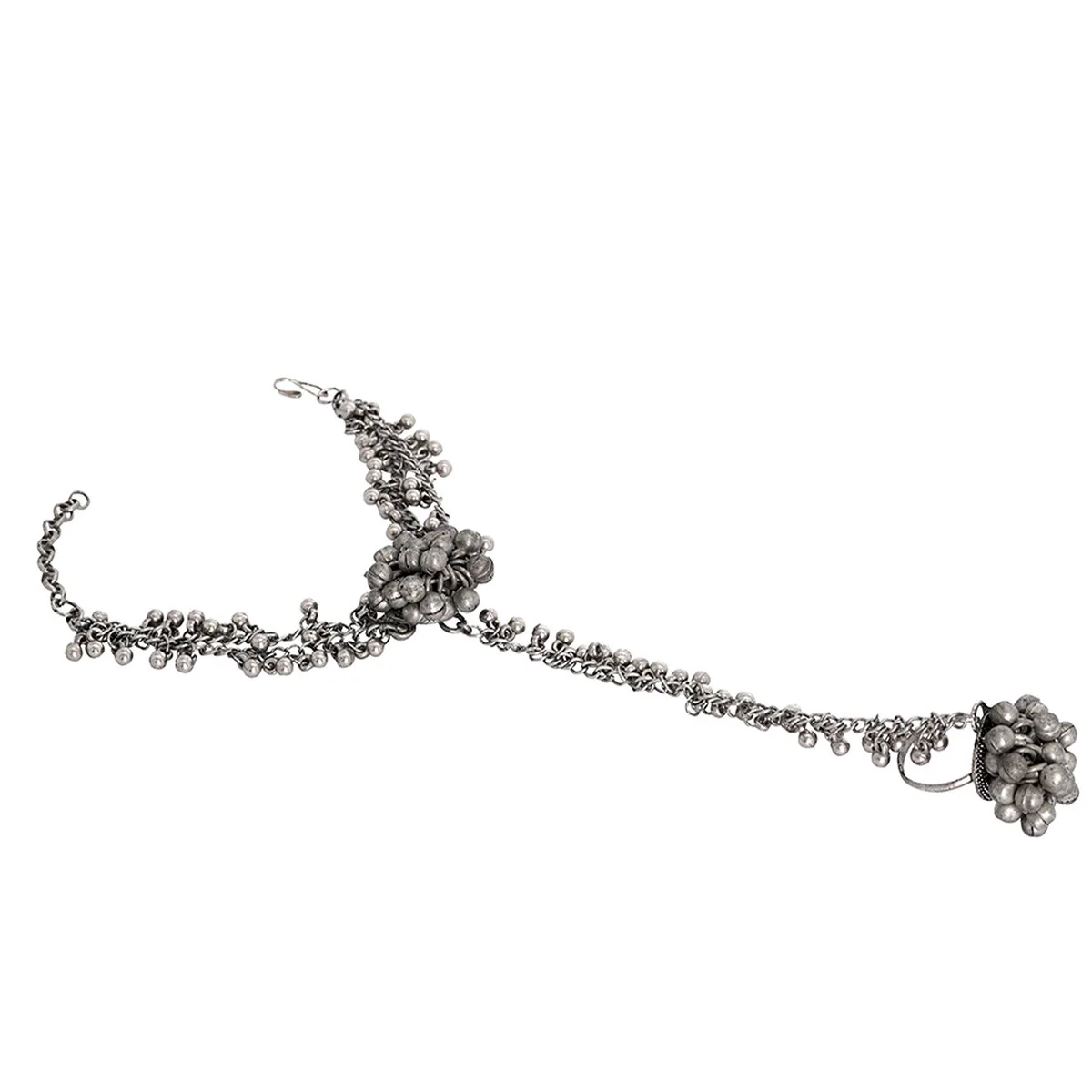 Teejh Tilaka Silver Oxidised Jewelry Gift Set - Image 4