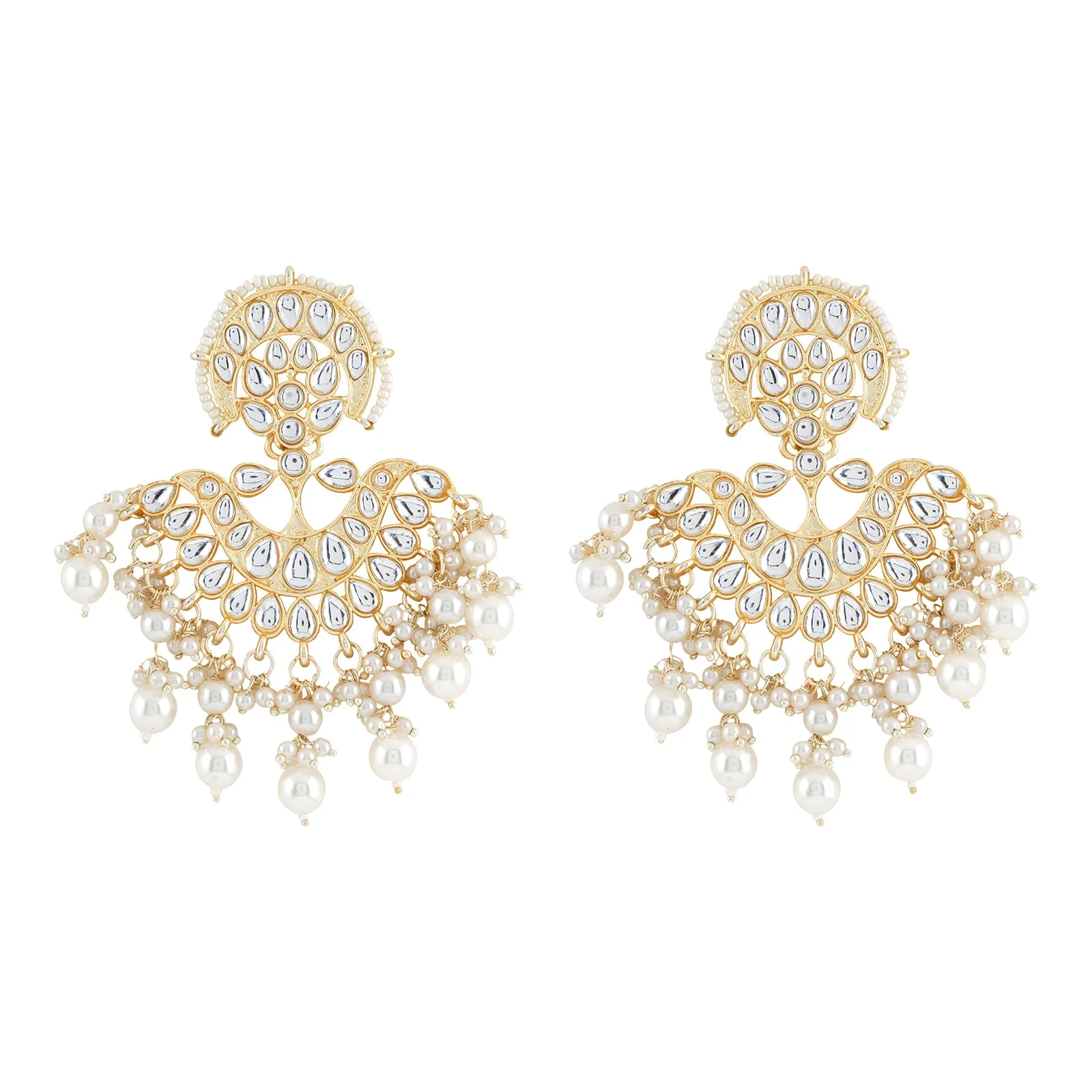 Teejh Utsavi Pearl and Polki Earring - Image 3