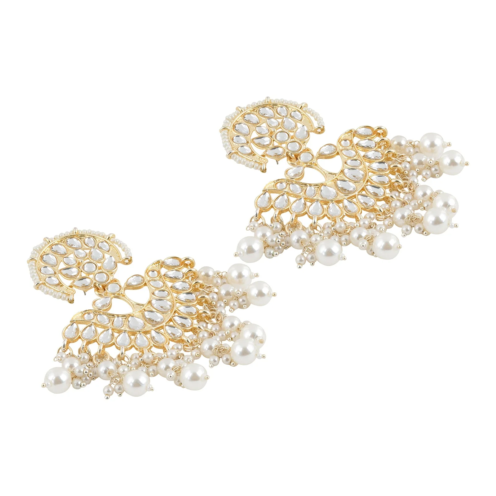 Teejh Utsavi Pearl and Polki Earring - Image 4