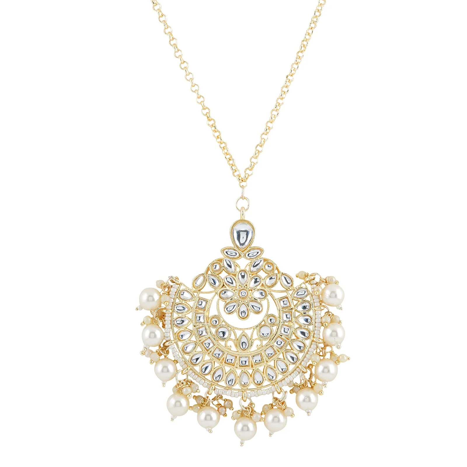 Teejh Yutika Pearl and Polki Neckalce - Image 4
