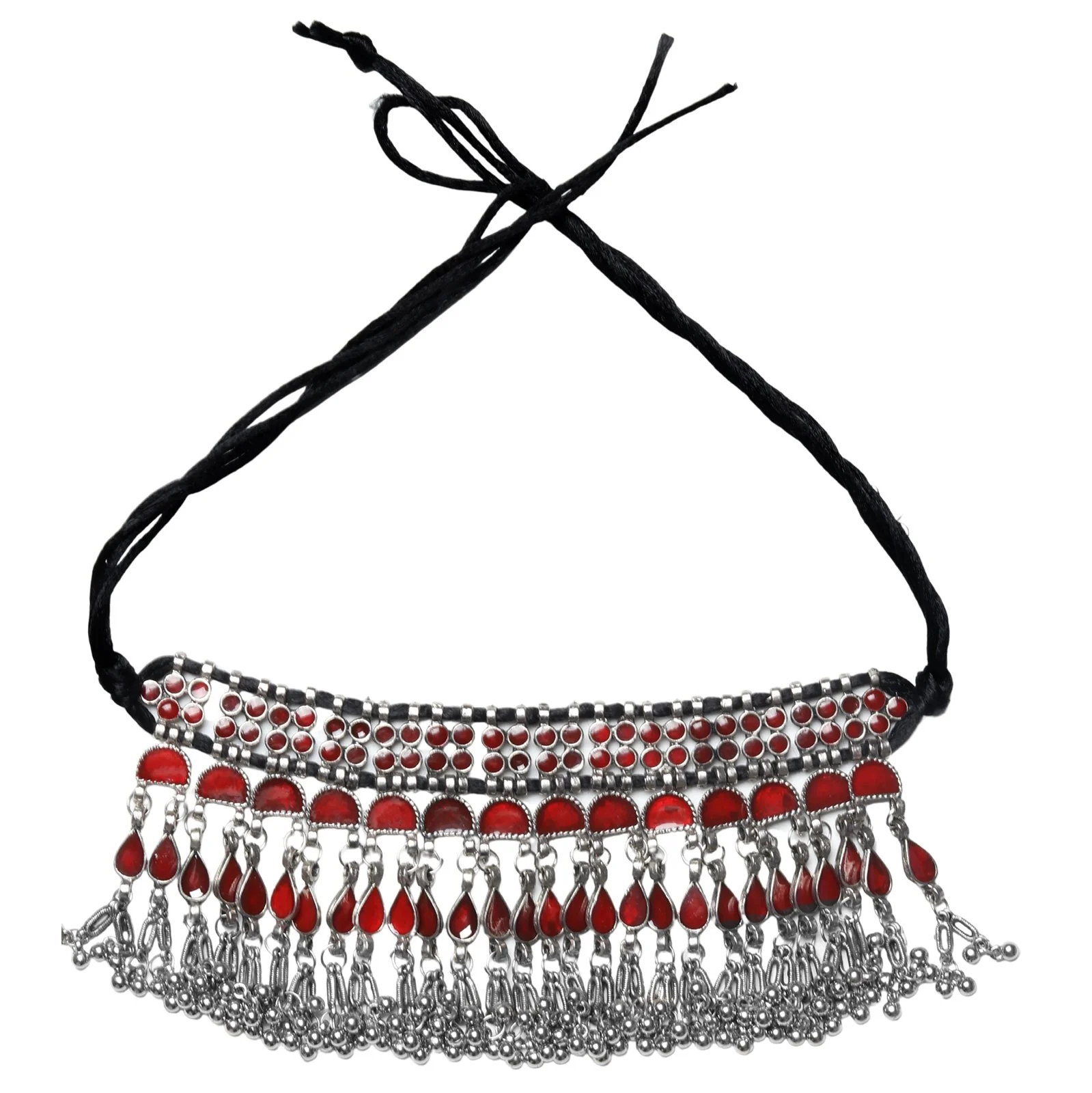 Teejh Zaira Red Choker Necklace - Image 3