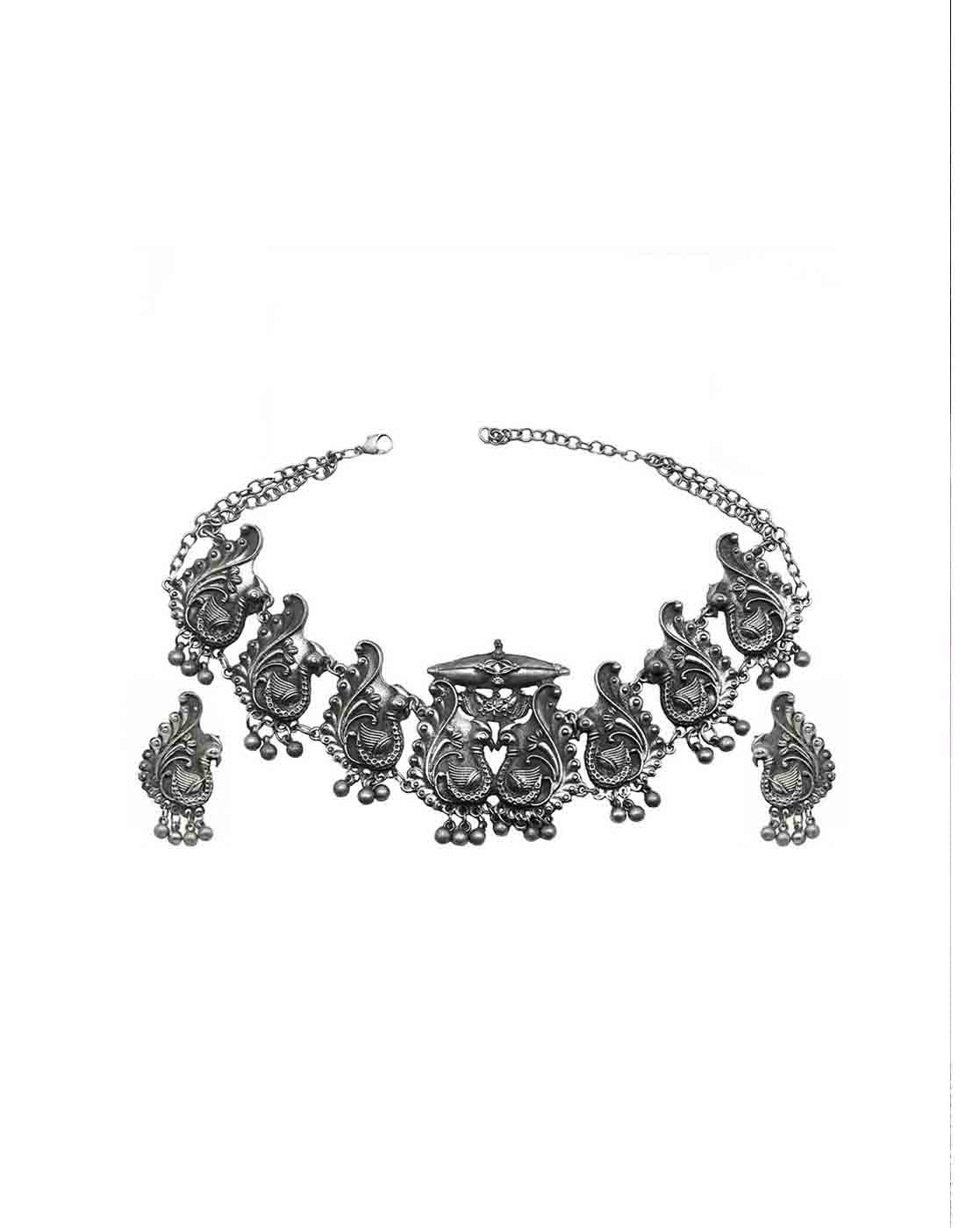 Teejh Zaral Silver Oxidised Jewelry Gift - Image 2