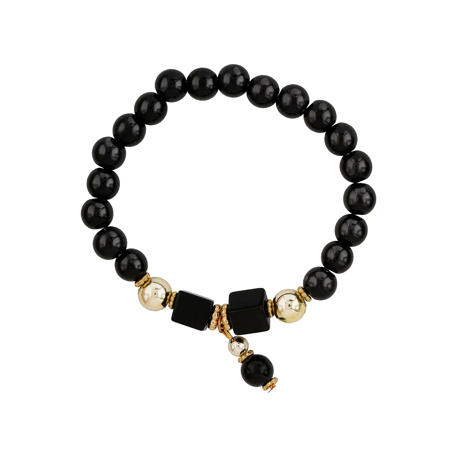 Thank You aIMee Black Beaded Bracelet - Image 4