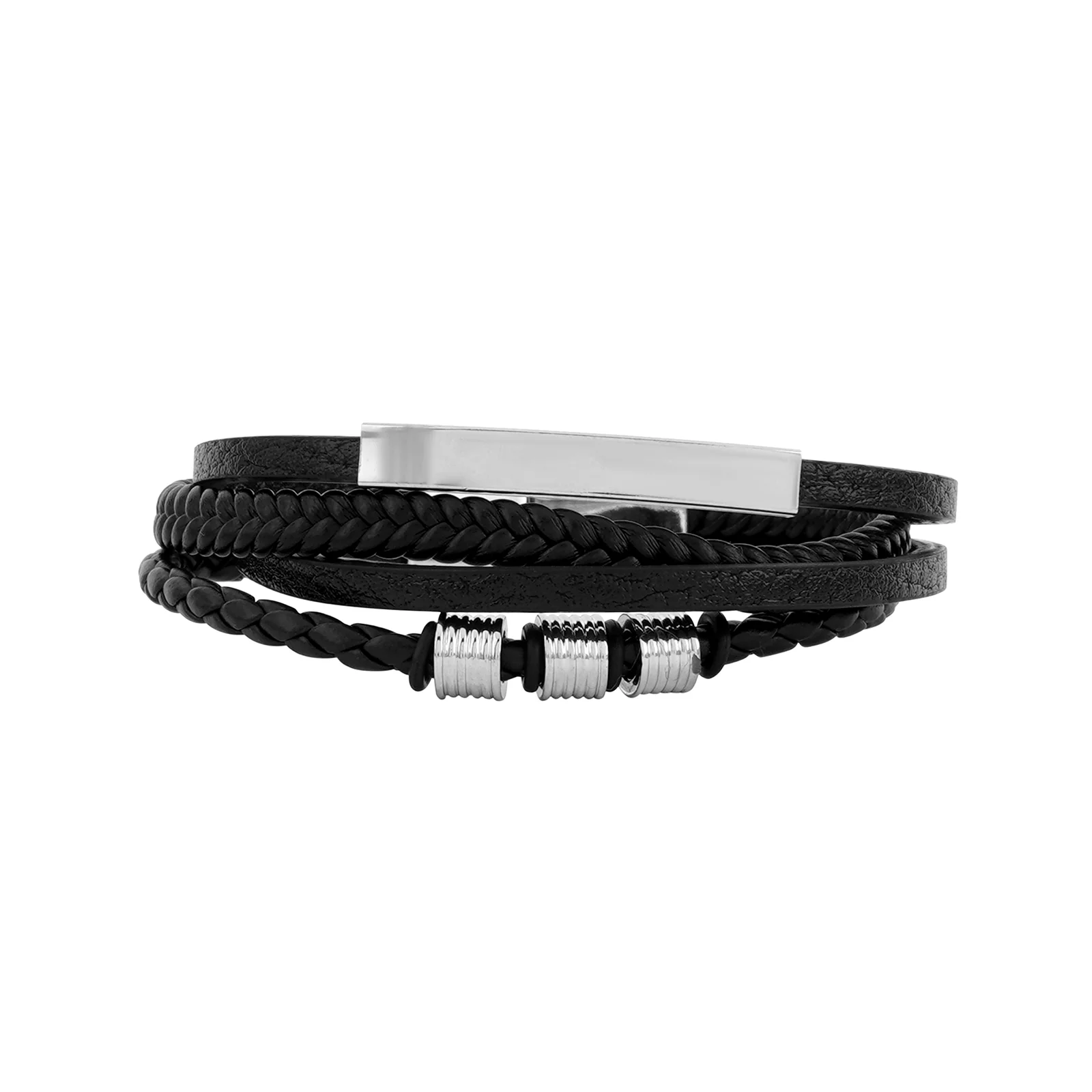 Theseus Black And Silver Bracelet - Image 3