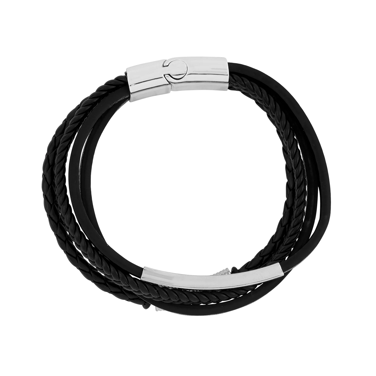Theseus Black And Silver Bracelet - Image 5