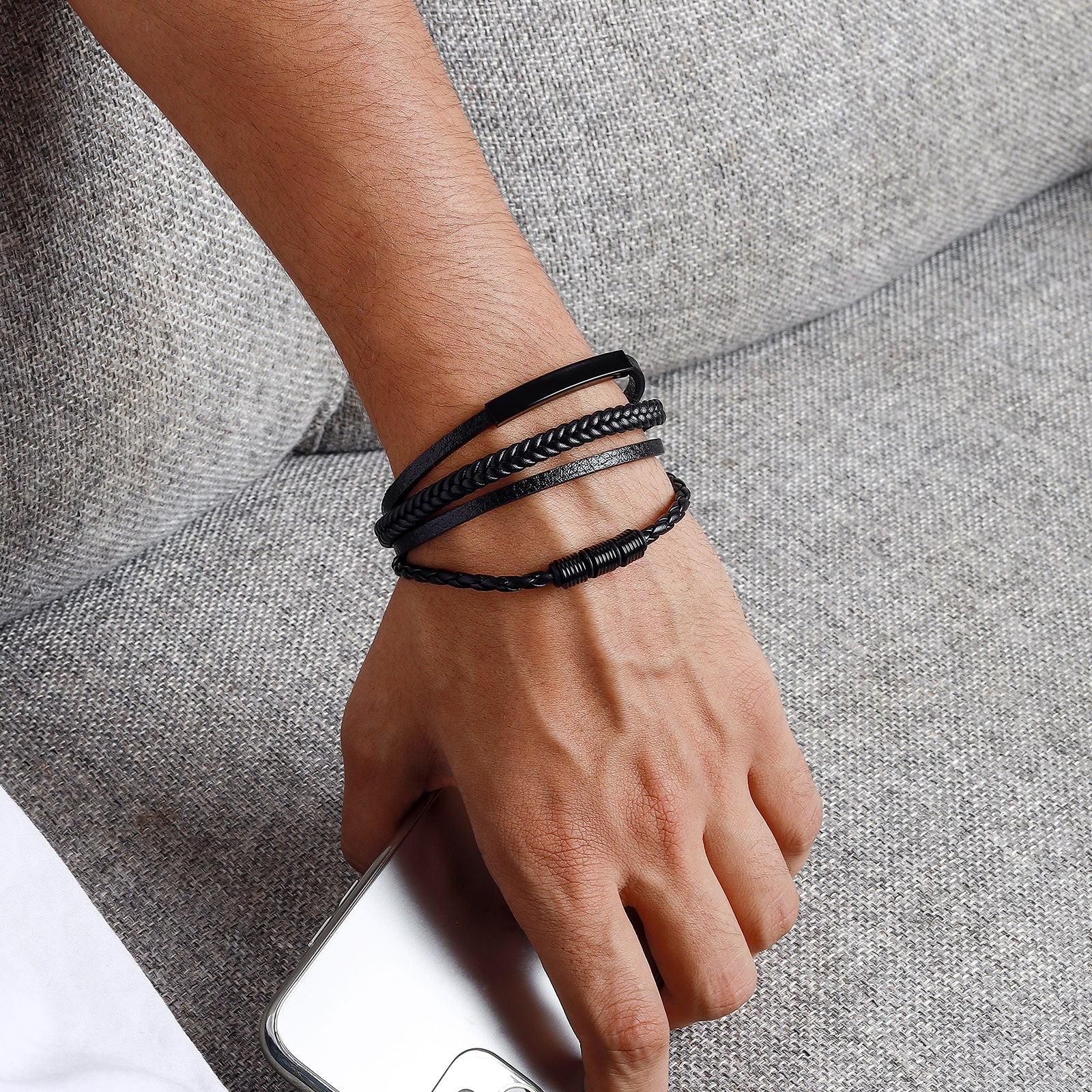Theseus Black Bracelet - Image 2
