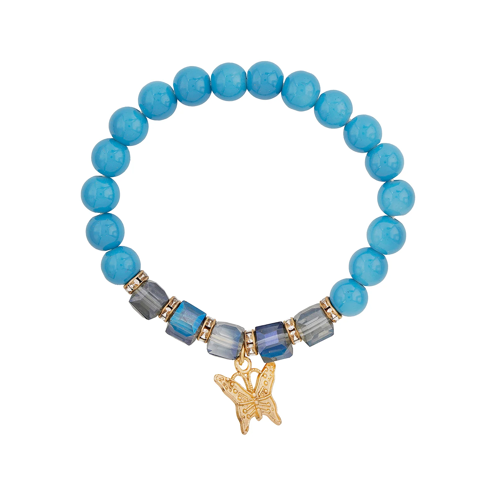 This Is Me Trying Blue Beaded Bracelet - Image 5