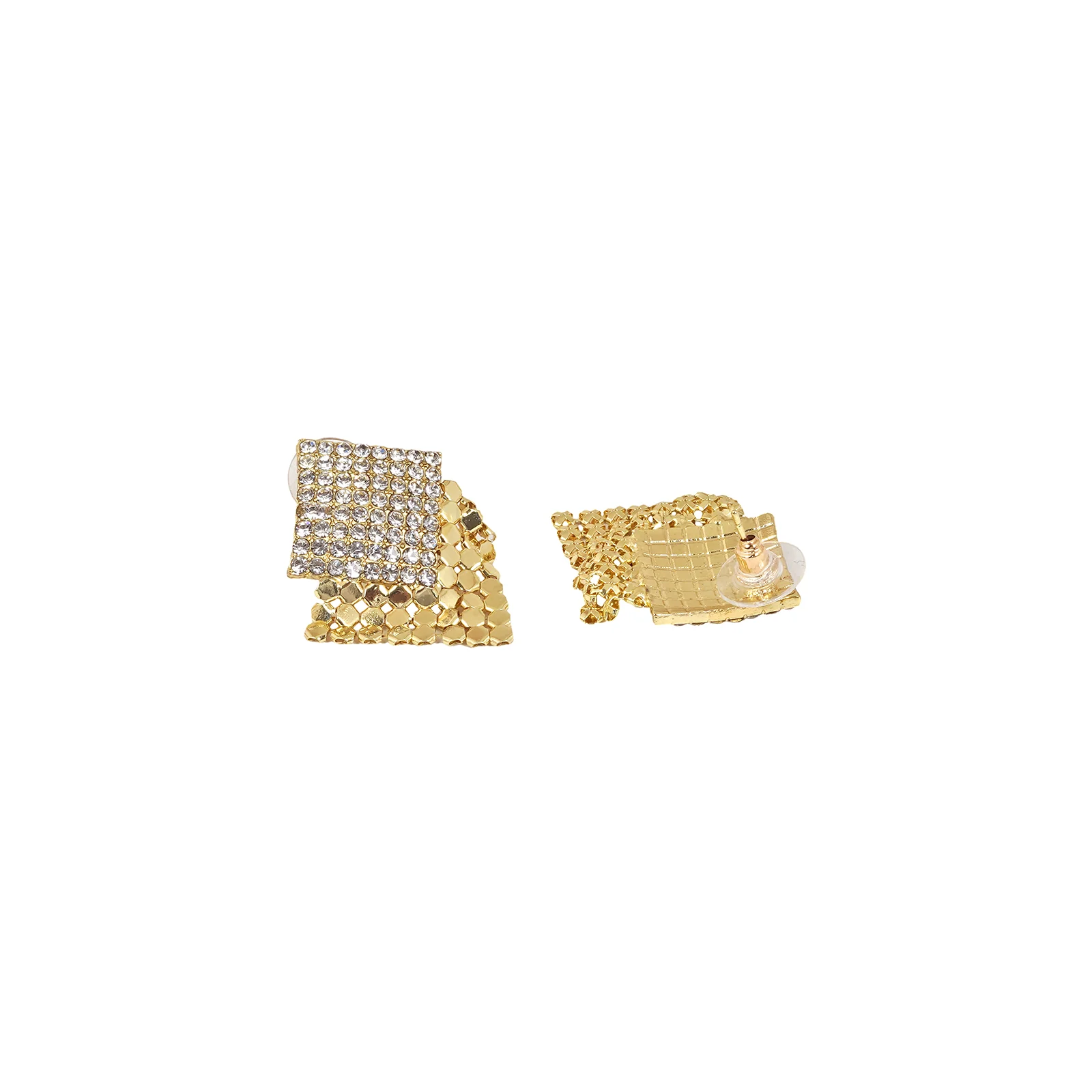 Tia Tile Gold Earring - Image 5