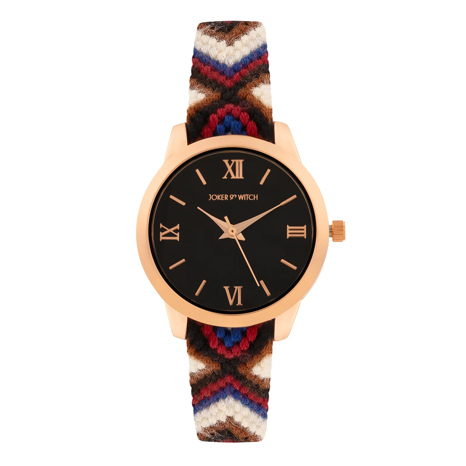 Tide & Twine Black Medium Dial Macrame Strap Women's Watch - Image 3