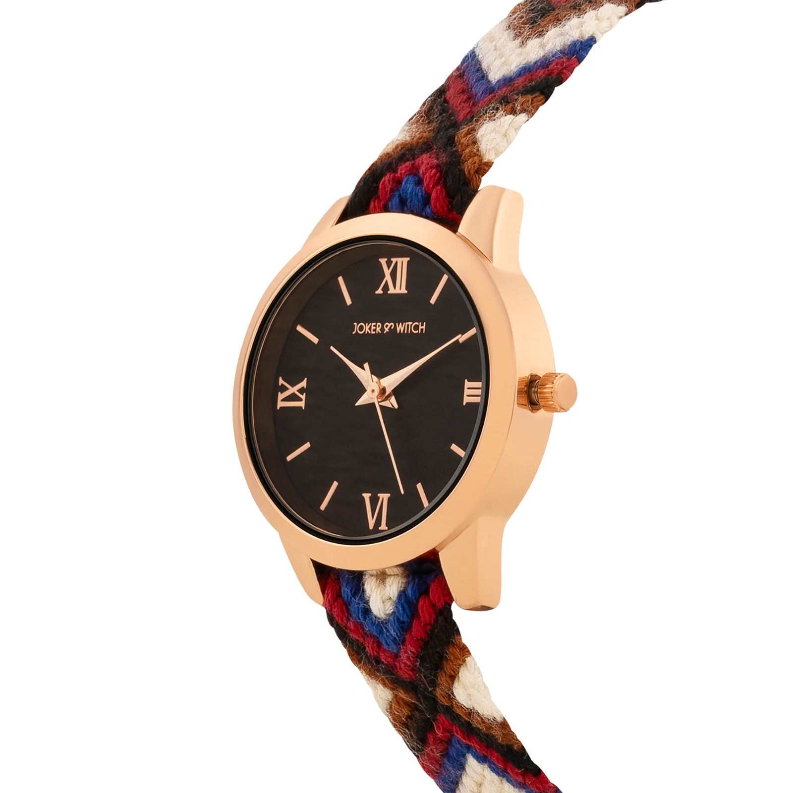 Tide & Twine Black Medium Dial Macrame Strap Women's Watch - Image 4