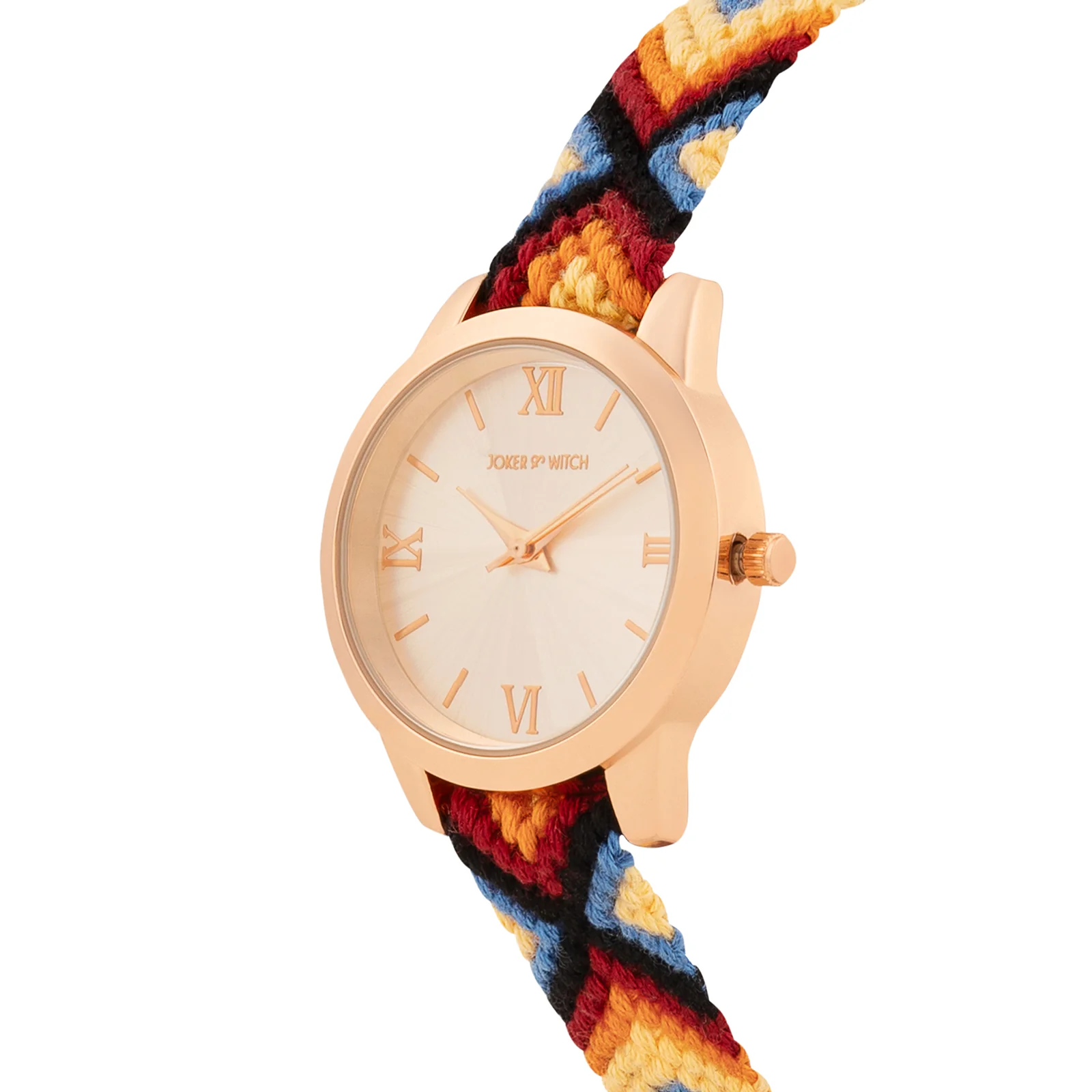 Tide & Twine Rose Gold Medium Dial Firey Macrame Strap Women's Watch - Image 4